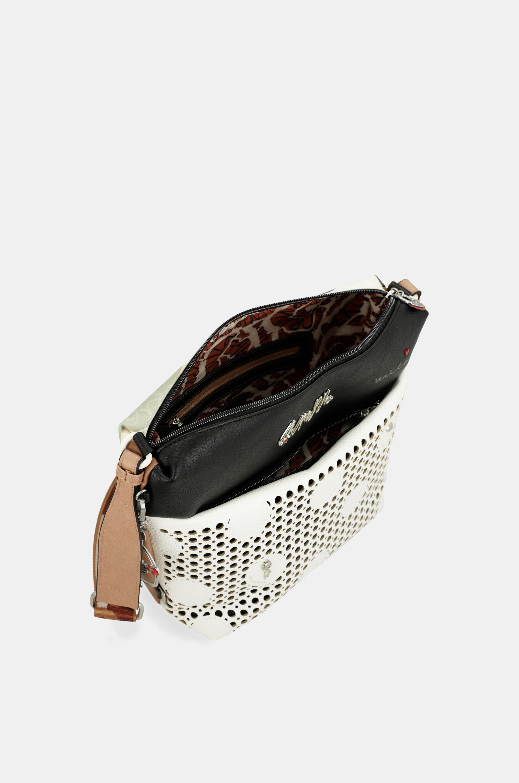 Grand sac bandoulière avec poche avant Alma