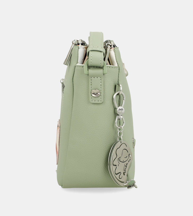 Sac bandoulière imprimé 3 compartiments Alma