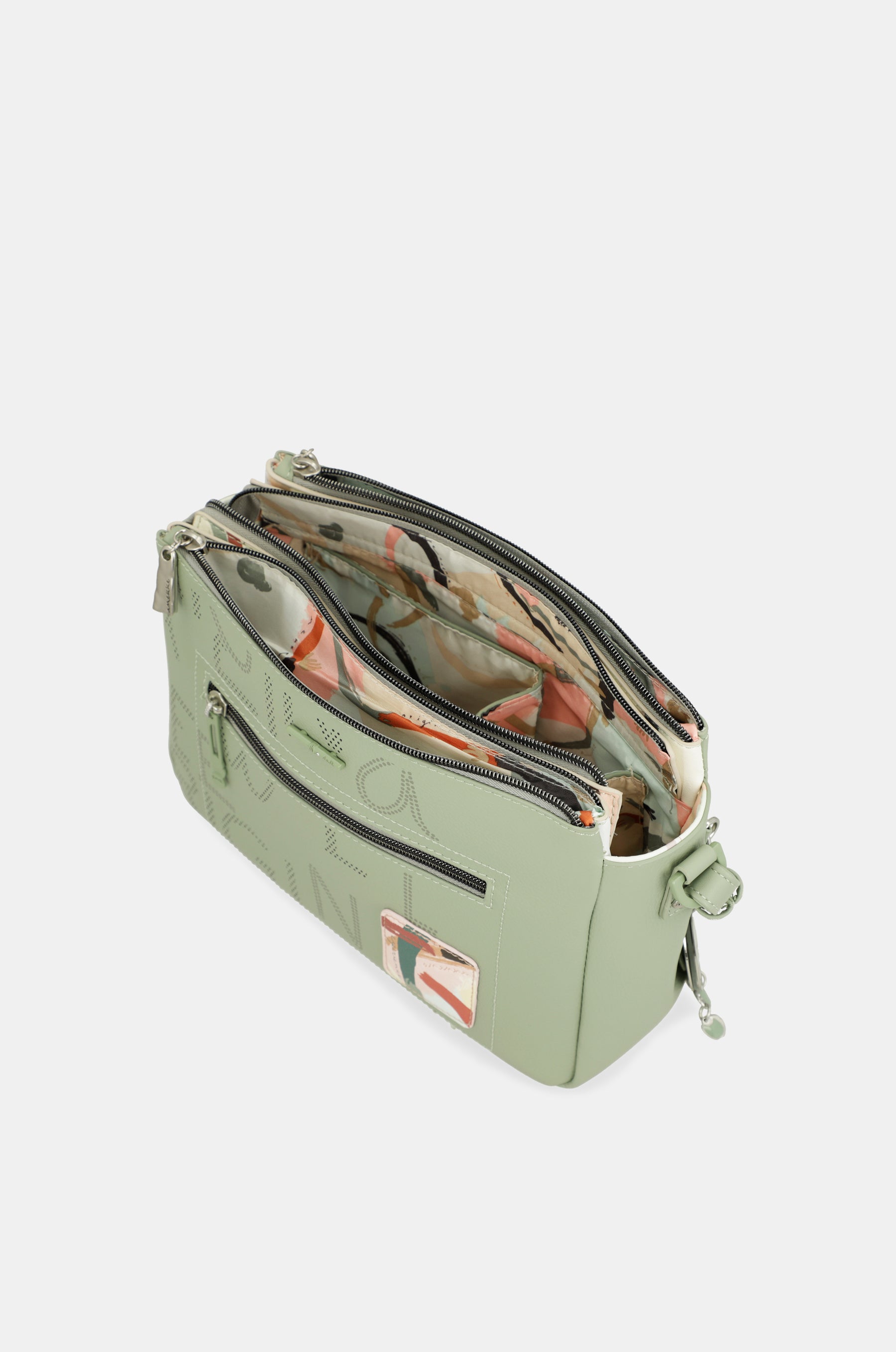 Sac bandoulière imprimé 3 compartiments Alma