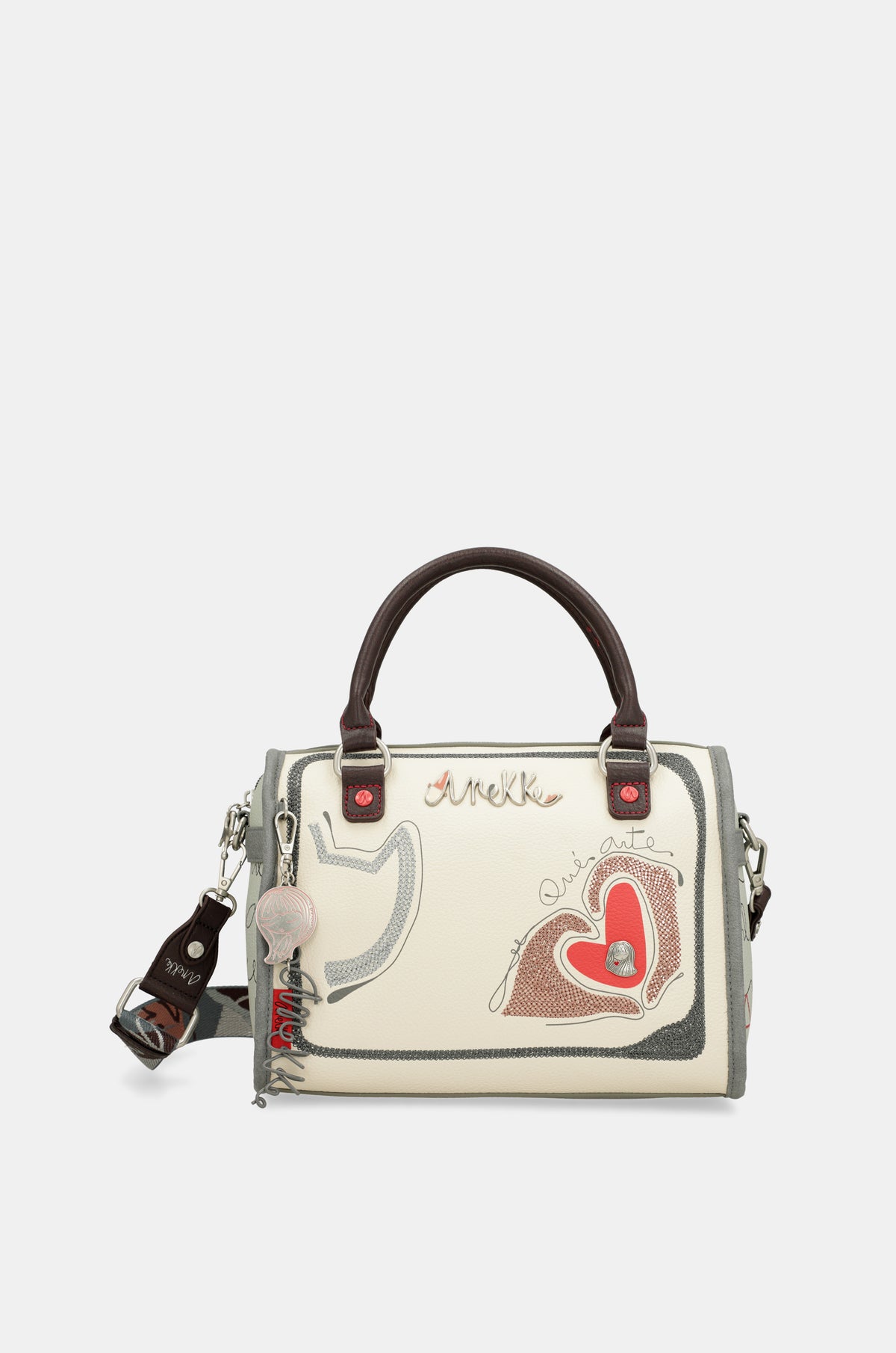 Mini Sac Bandoulière Anekke Core - Marron - Dimensions 14x19x3 Cm - Synthétique - Neuf Avec étiquettes - Garantie 1 An