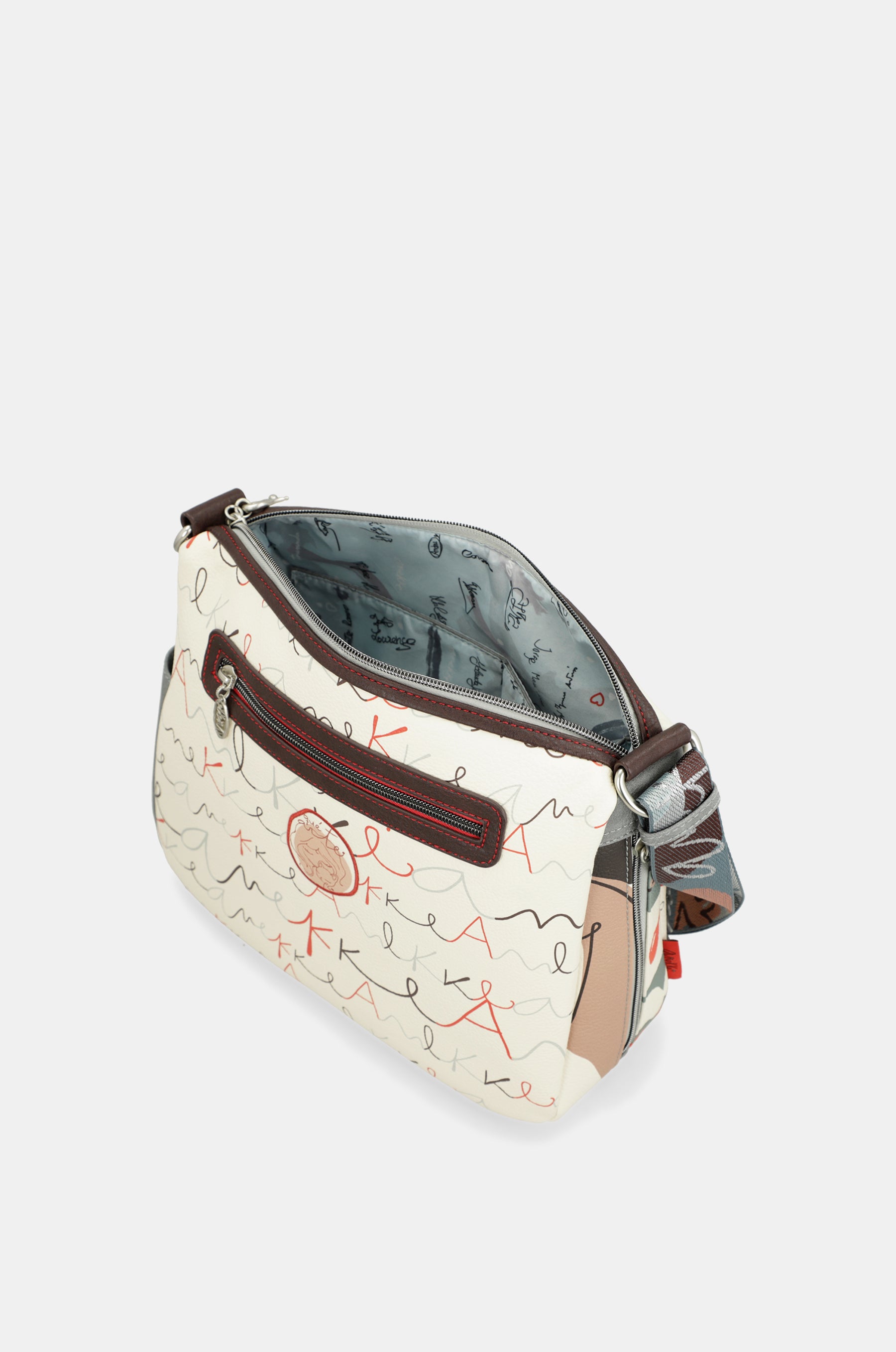 Sac bandoulière zippé Alma