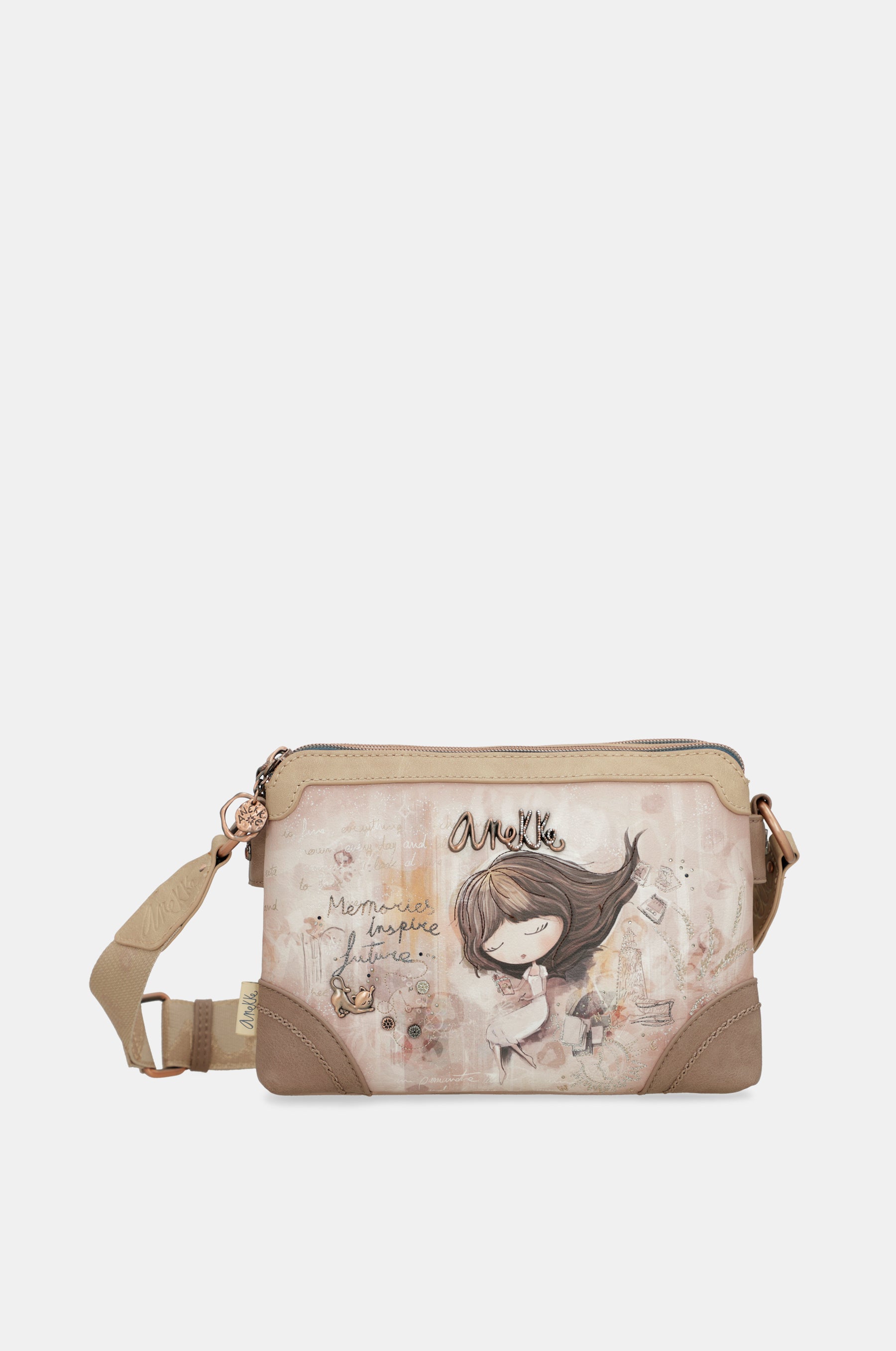 Sac bandoulière double compartiment Memories