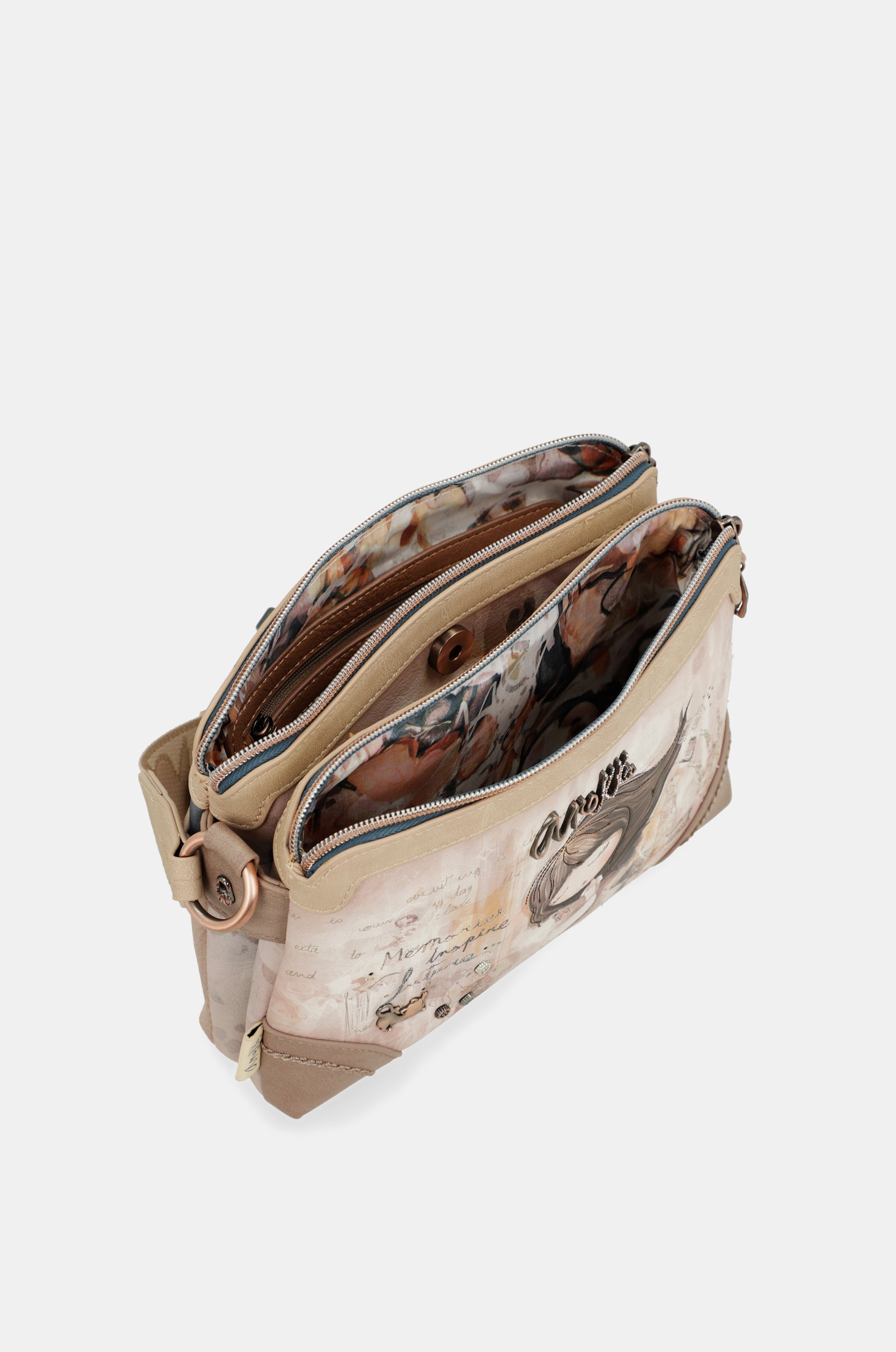 Sac bandoulière double compartiment Memories