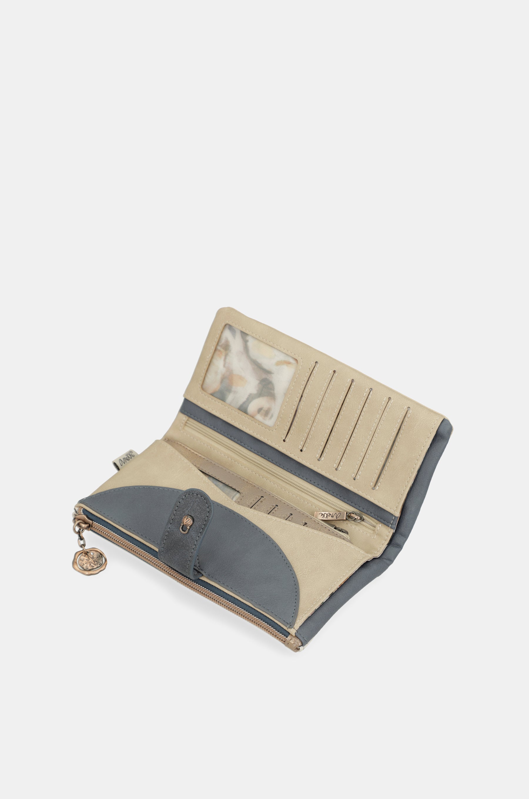Grand portefeuille flexible RFID Memories