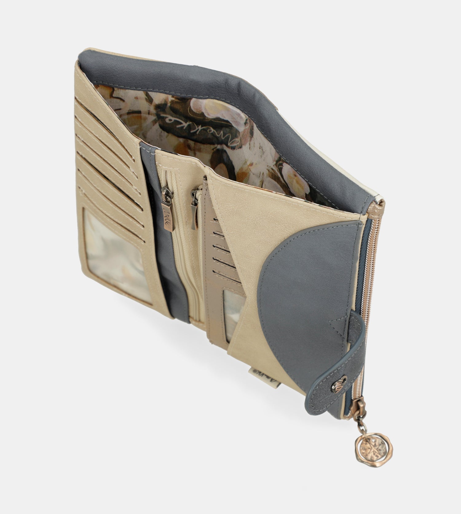 Grand portefeuille flexible RFID Memories