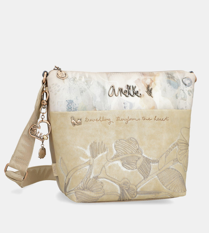 Grand sac bandoulière avec poche avant Memories