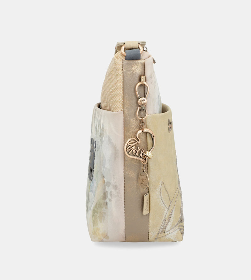 Grand sac bandoulière avec poche avant Memories
