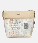 Grand sac bandoulière avec poche avant Memories