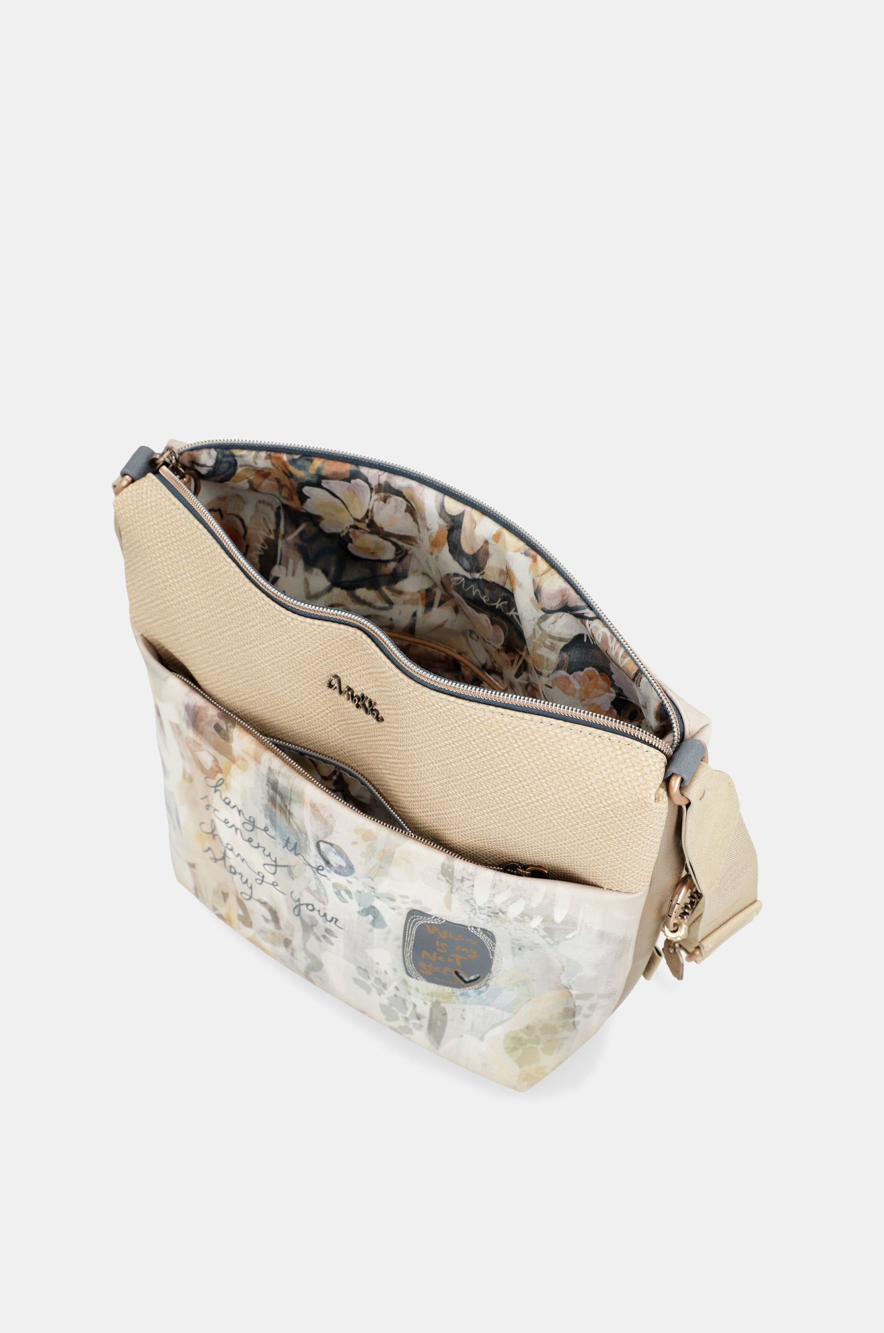 Grand sac bandoulière avec poche avant Memories