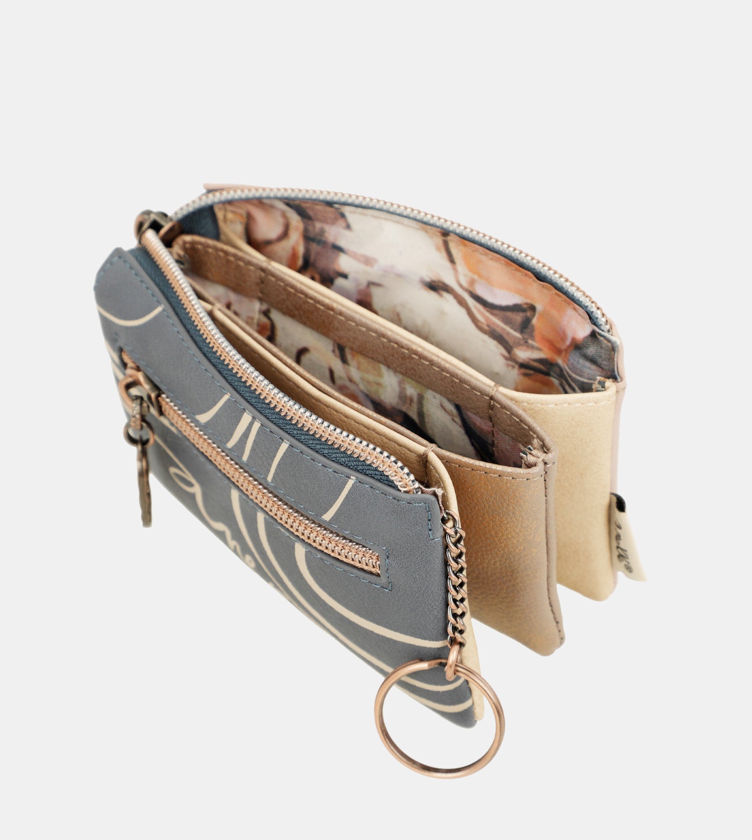 Porte-monnaie 3 compartiments Memories