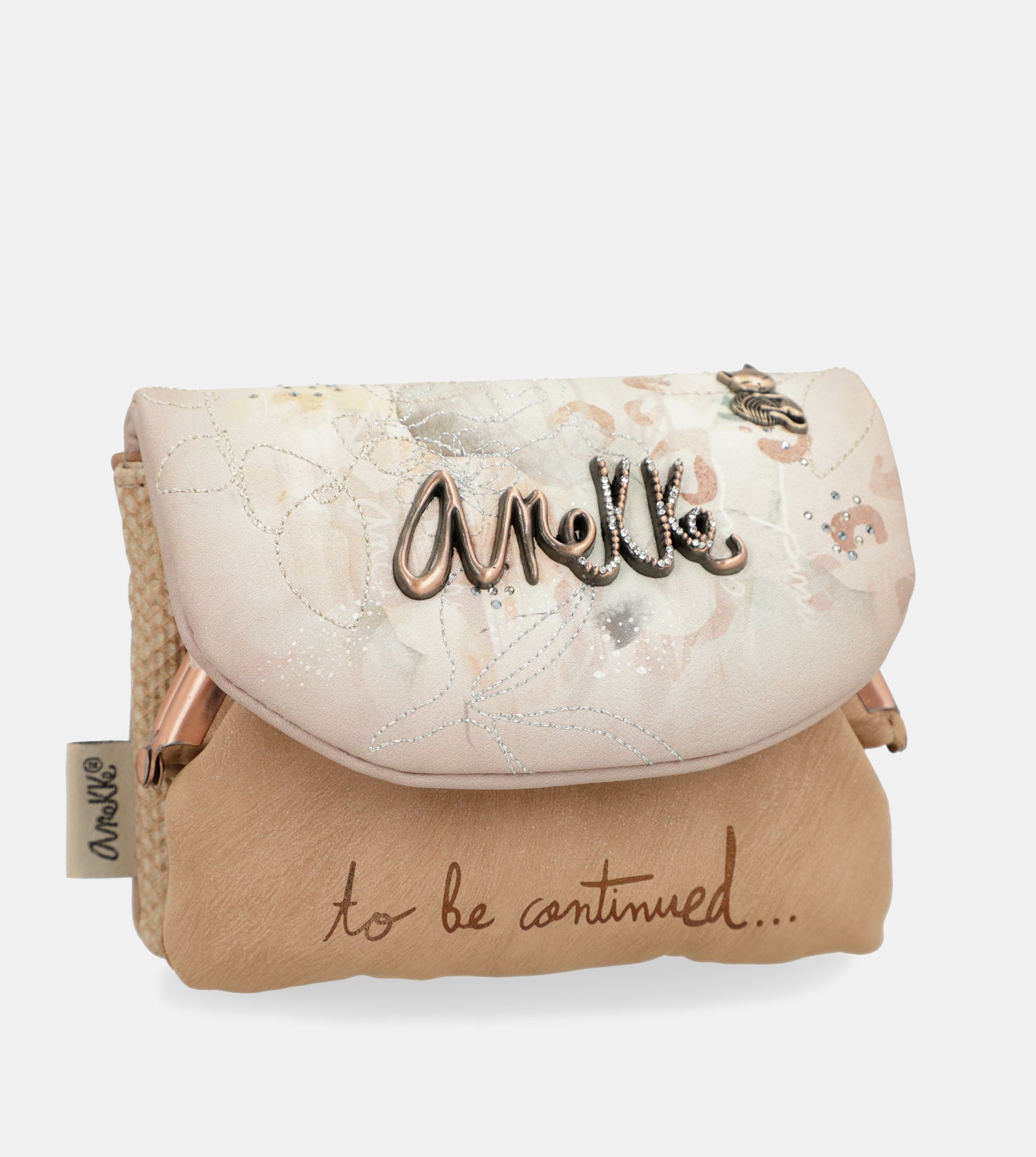 Porte-monnaie Simple Anekke Memories – Beige, Polyester, Format Compact 12x9x3 Cm – Pratique Et Léger