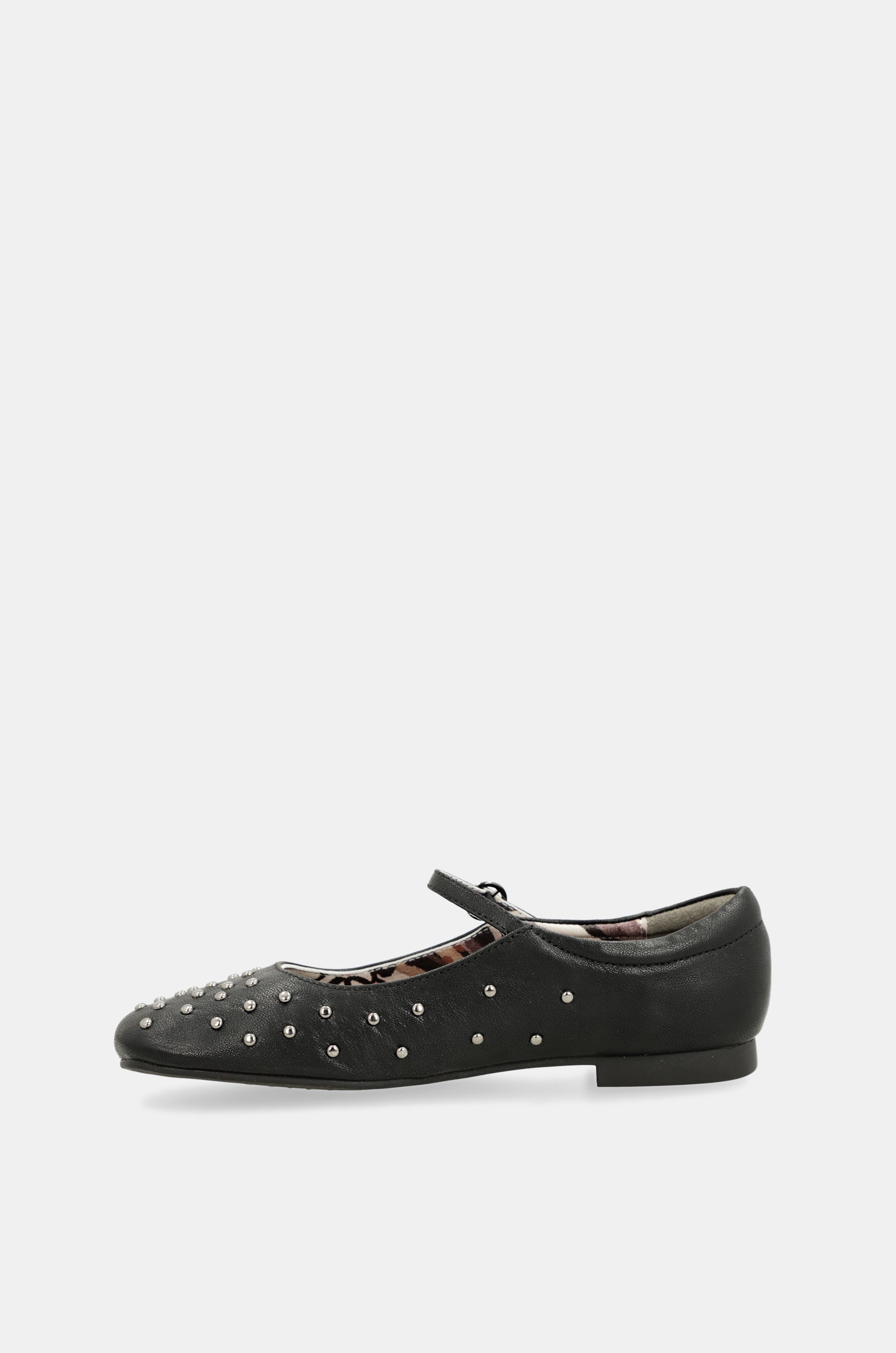 Ballerines cloutées noir