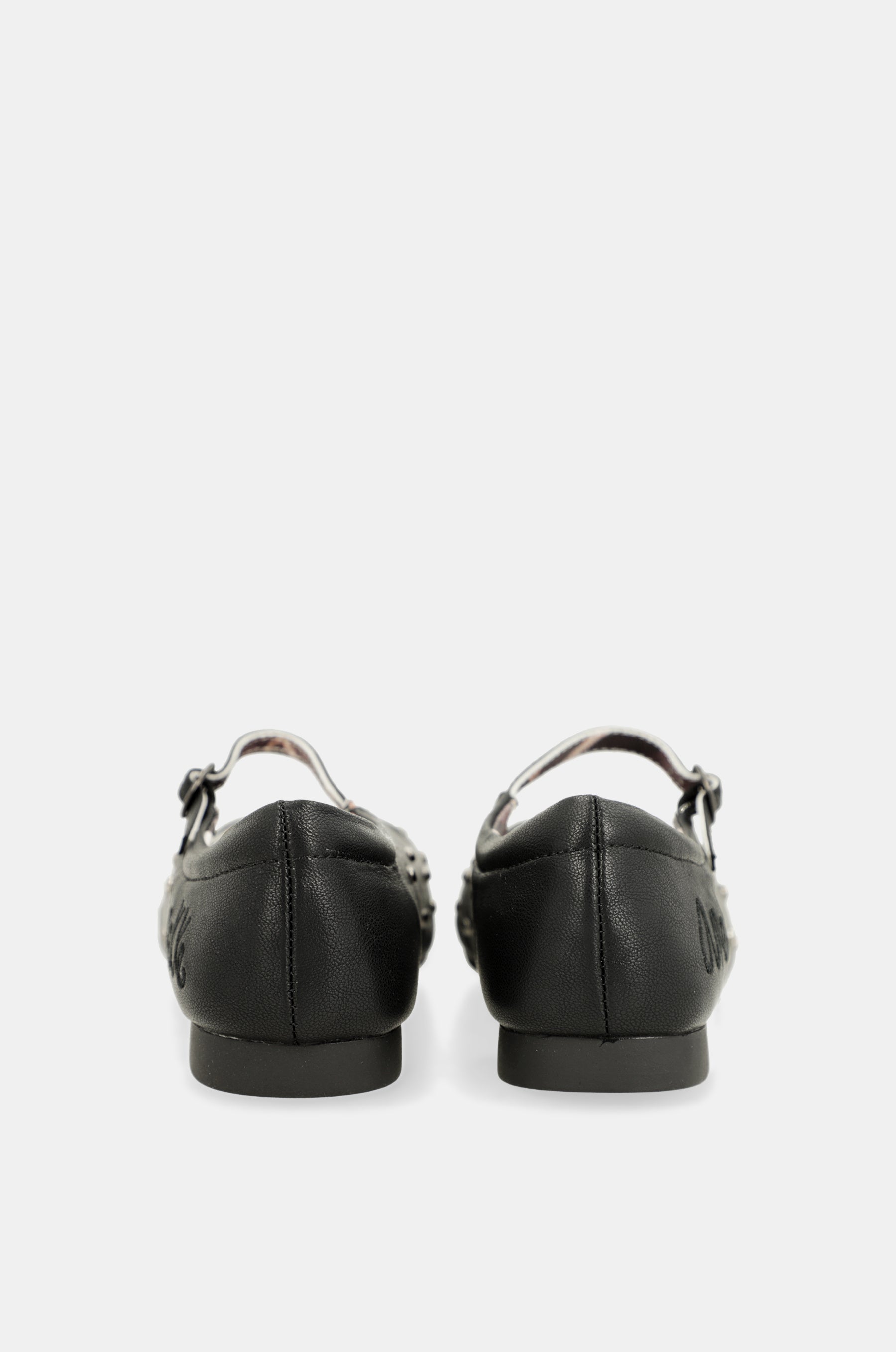 Ballerines cloutées noir