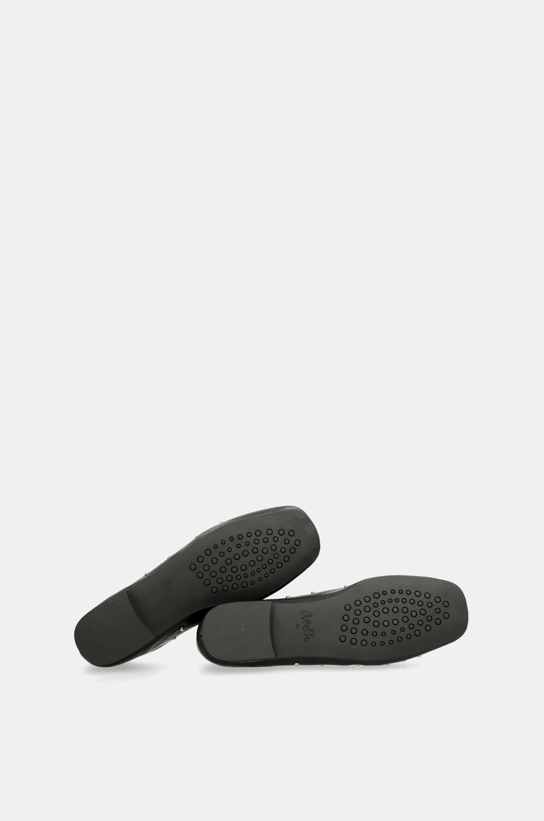Ballerines cloutées noir