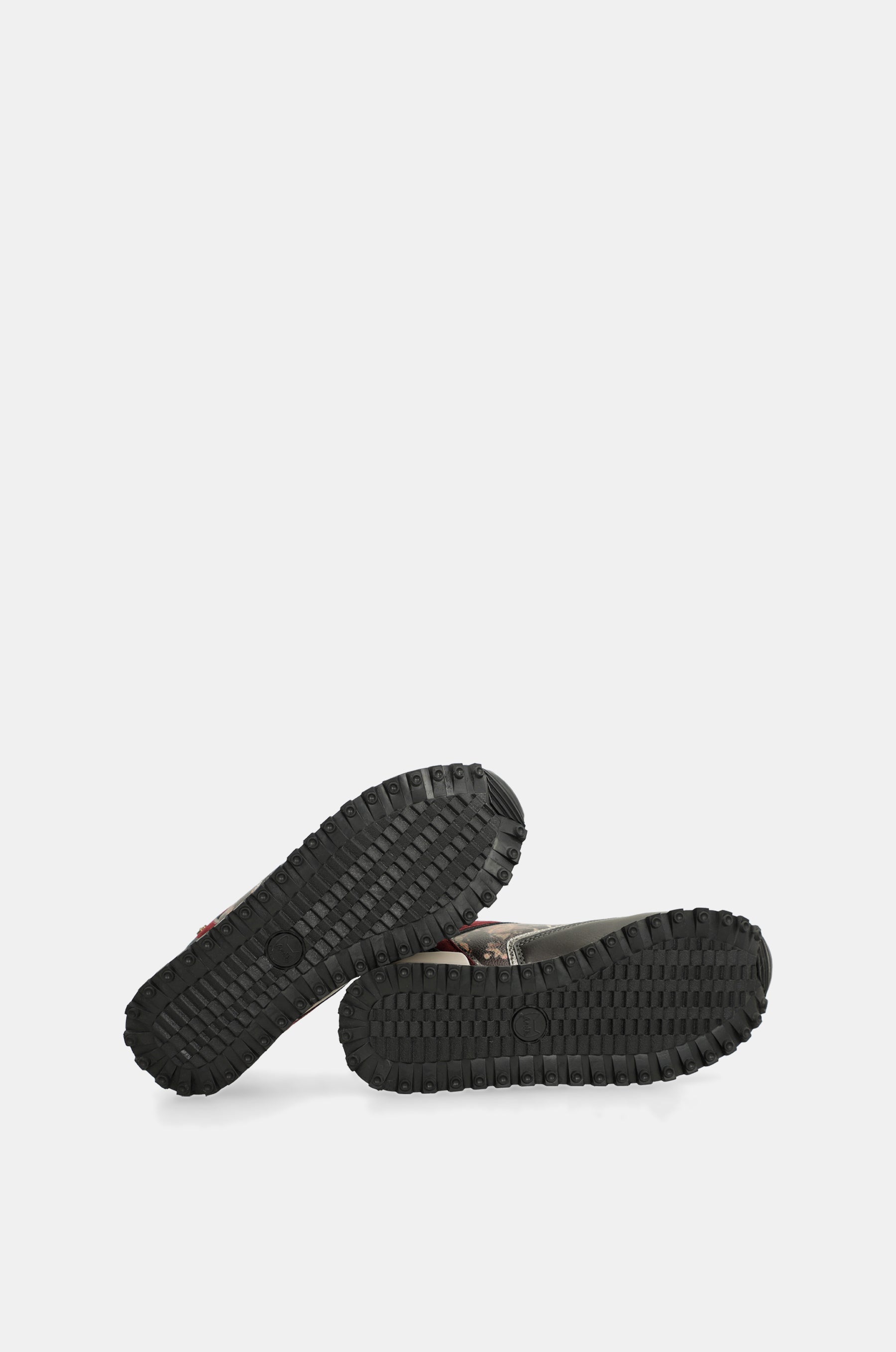 Baskets compensées gris foncé
