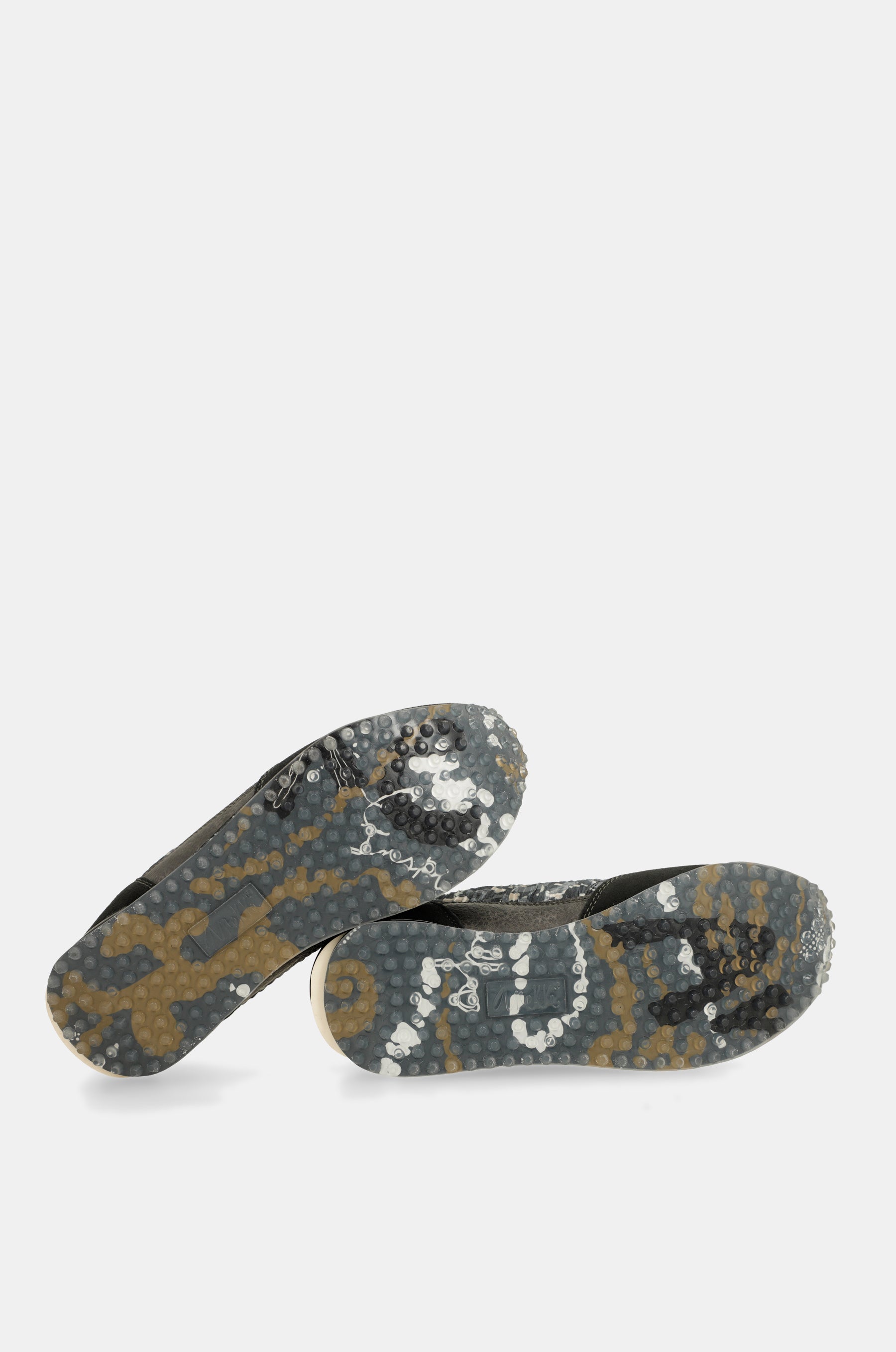 Baskets noir semelle multicolore
