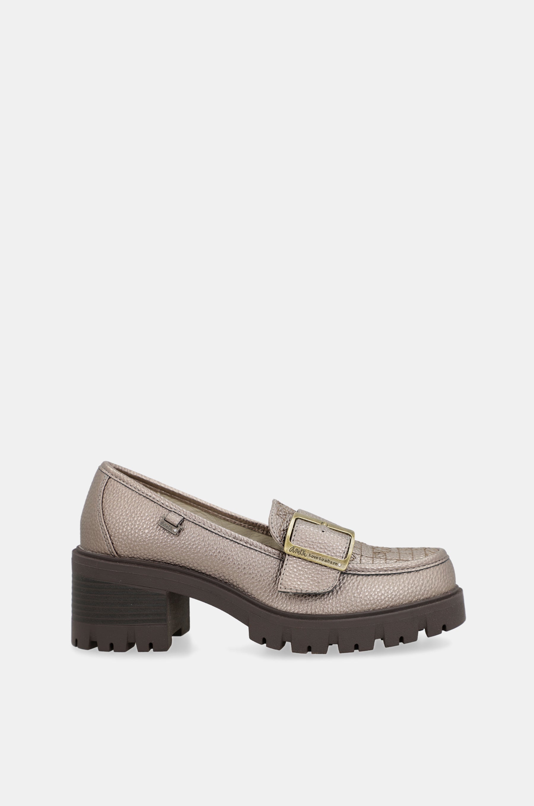 Mocassins doré