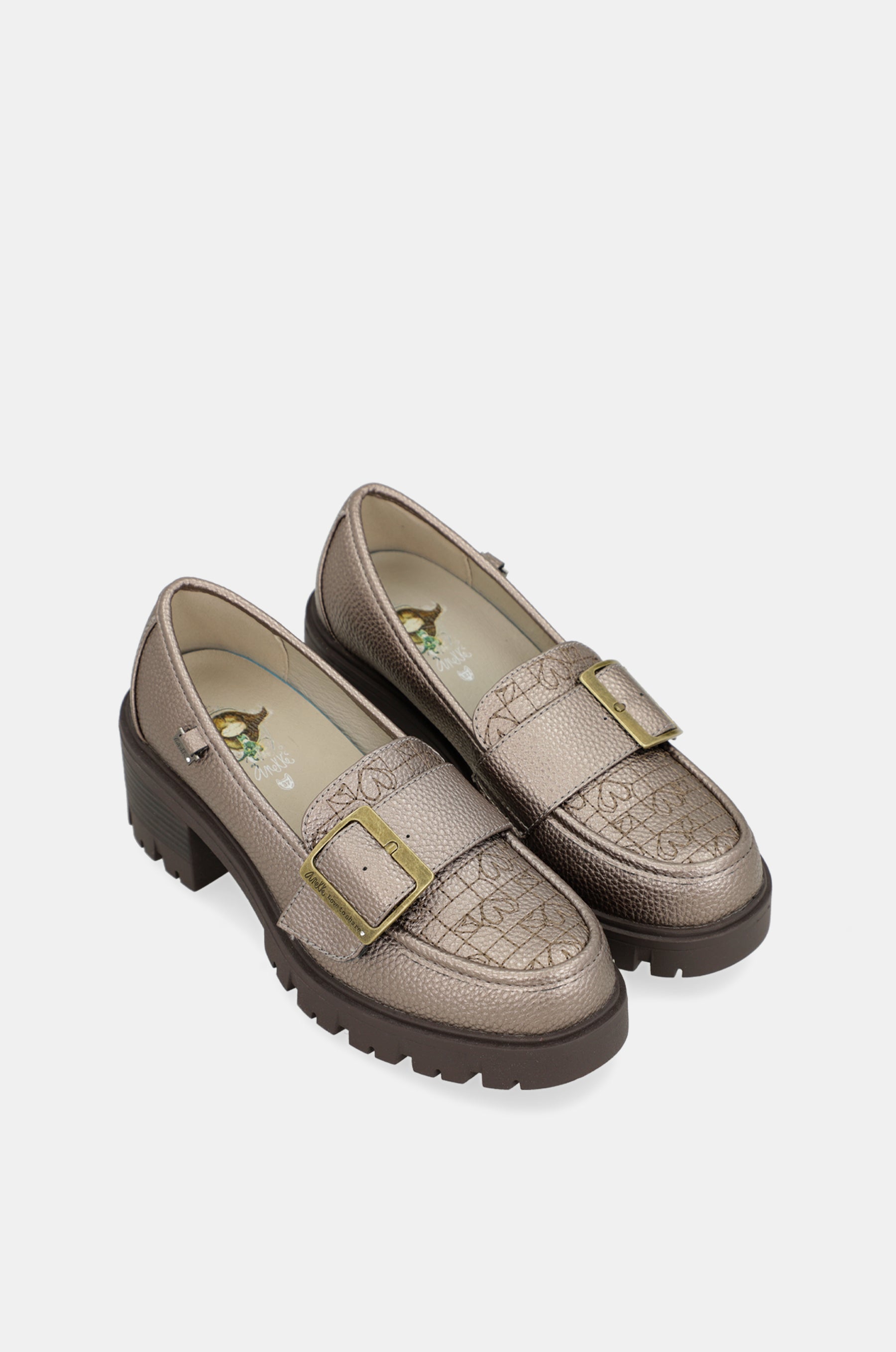 Mocassins doré