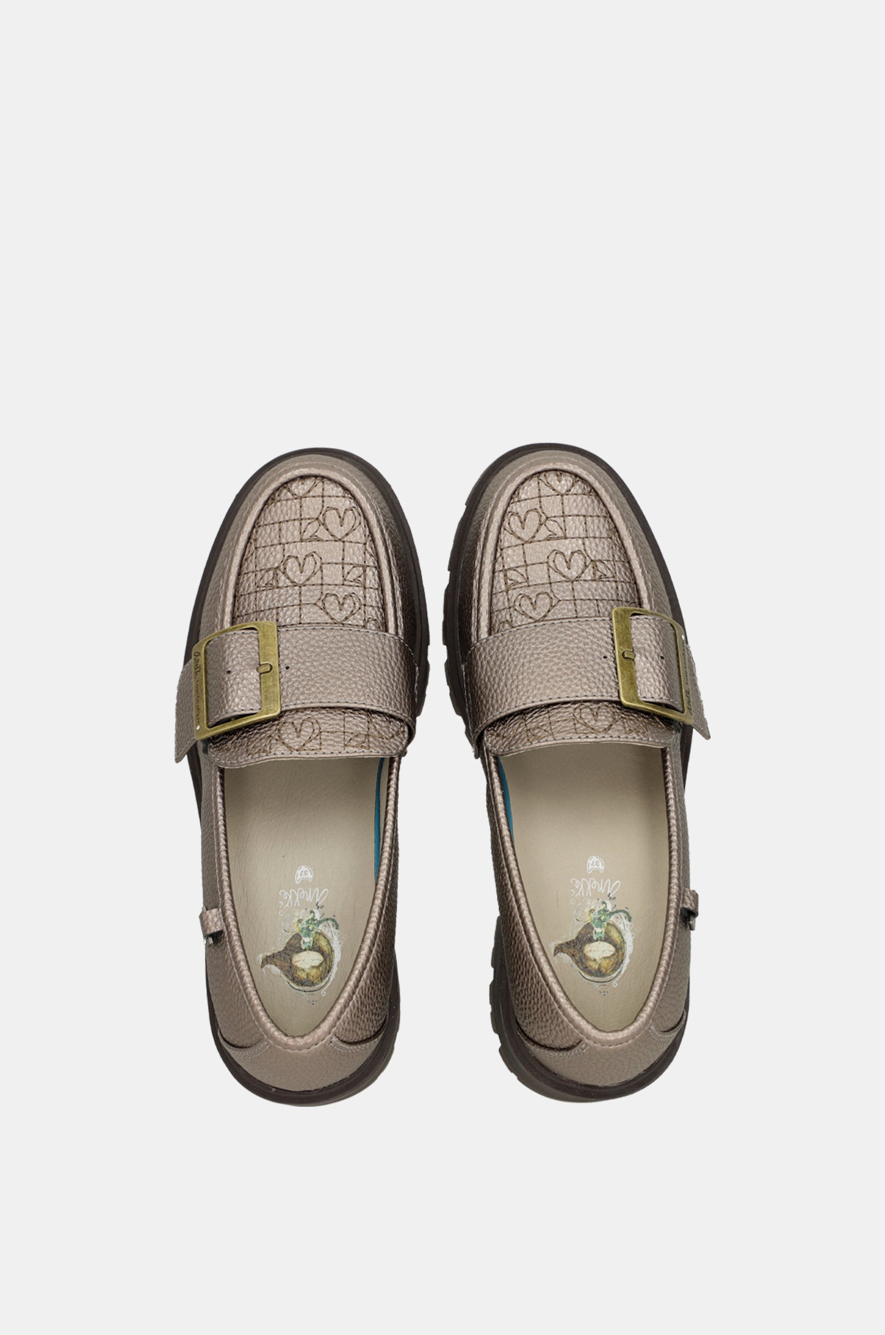 Mocassins doré