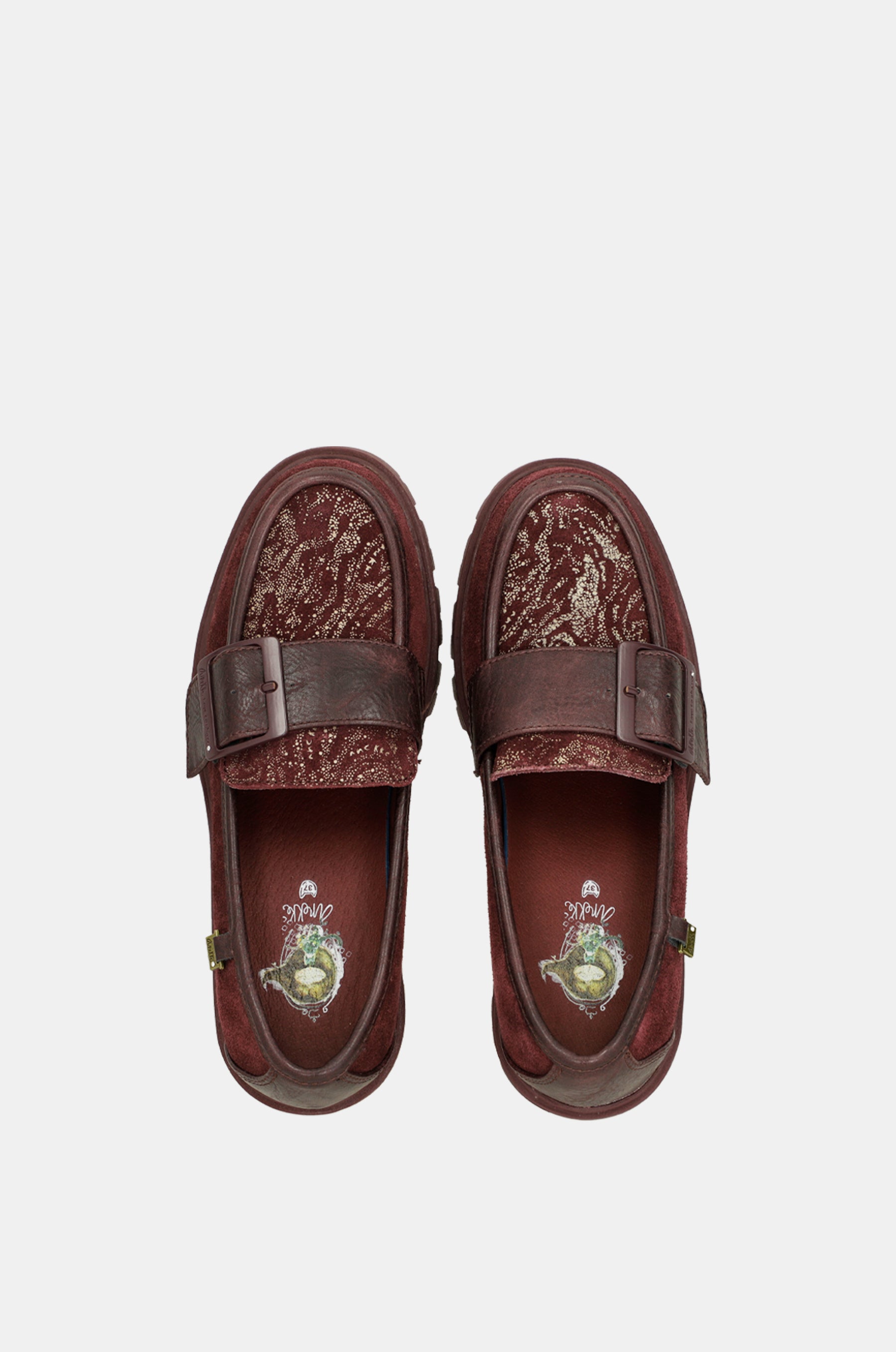 Mocassins bordeaux