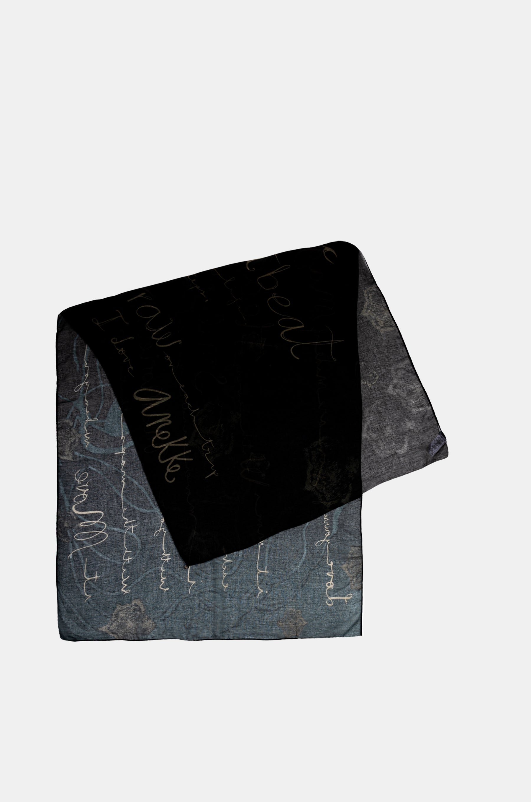 Foulard imprimé Manifesto