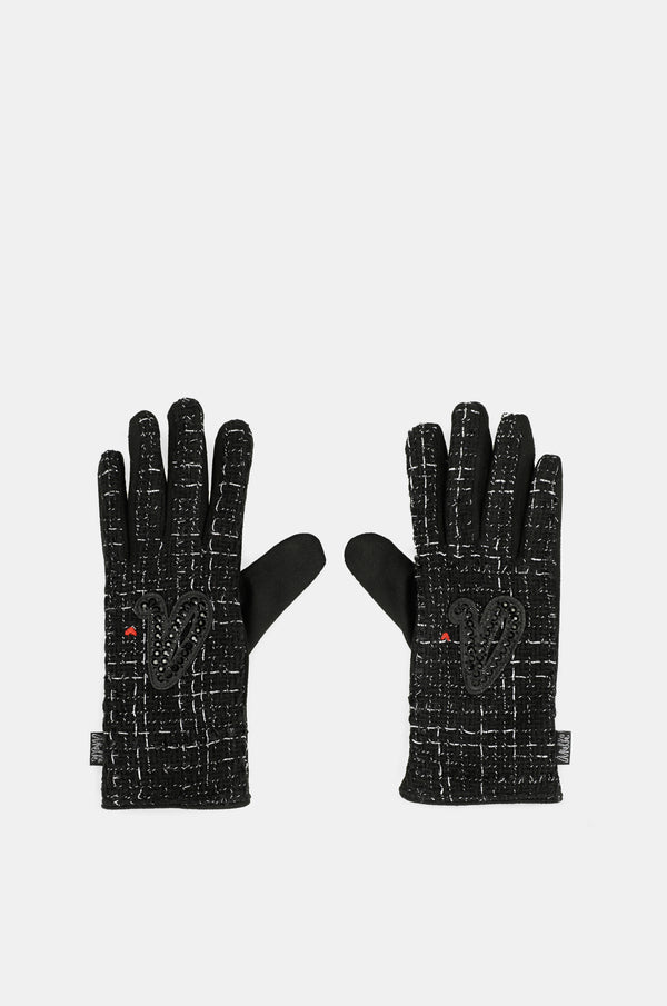 Gants tweed