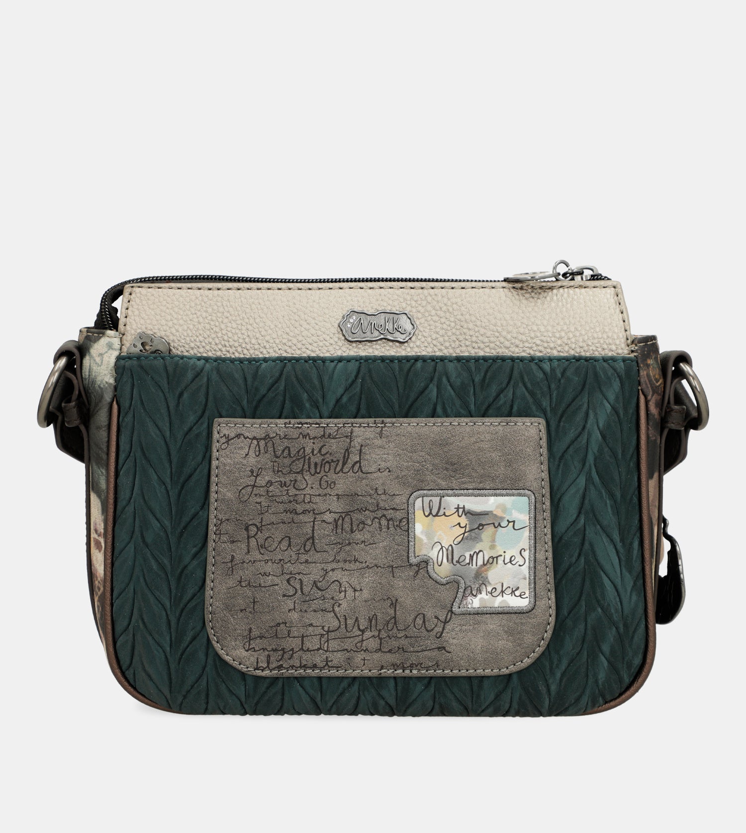 Sac bandoulière 3 compartiments moyen Real