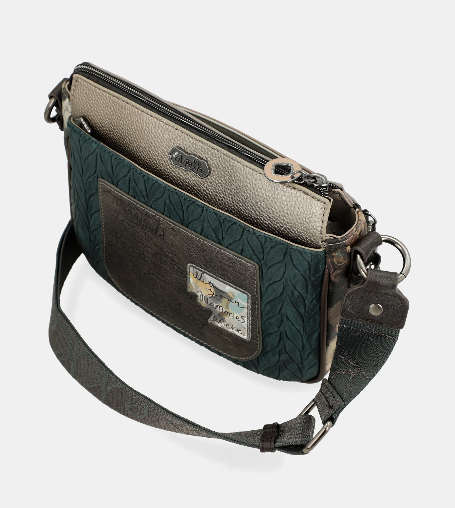 Sac bandoulière 3 compartiments moyen Real