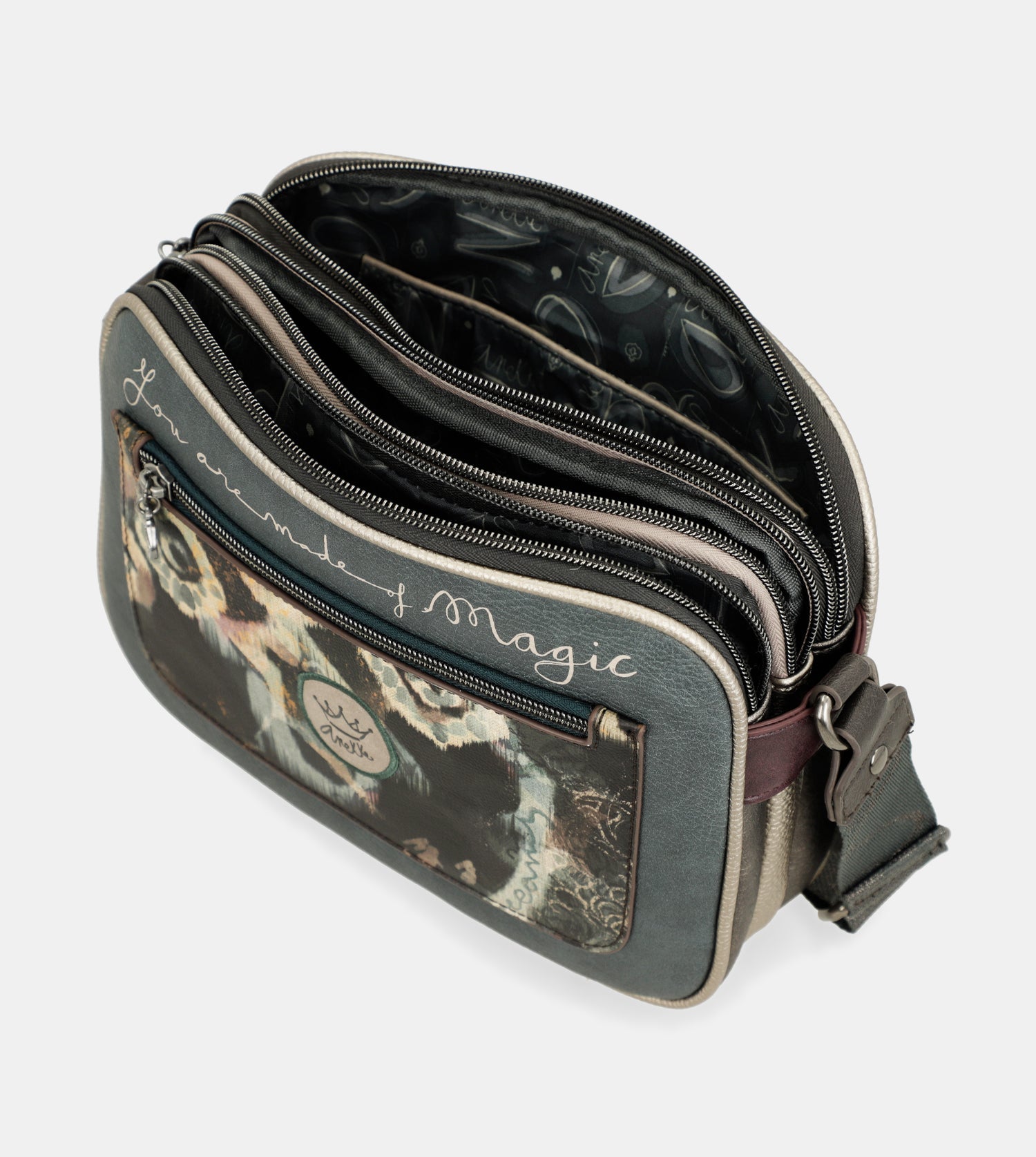 Sac bandoulière 3 compartiments Real