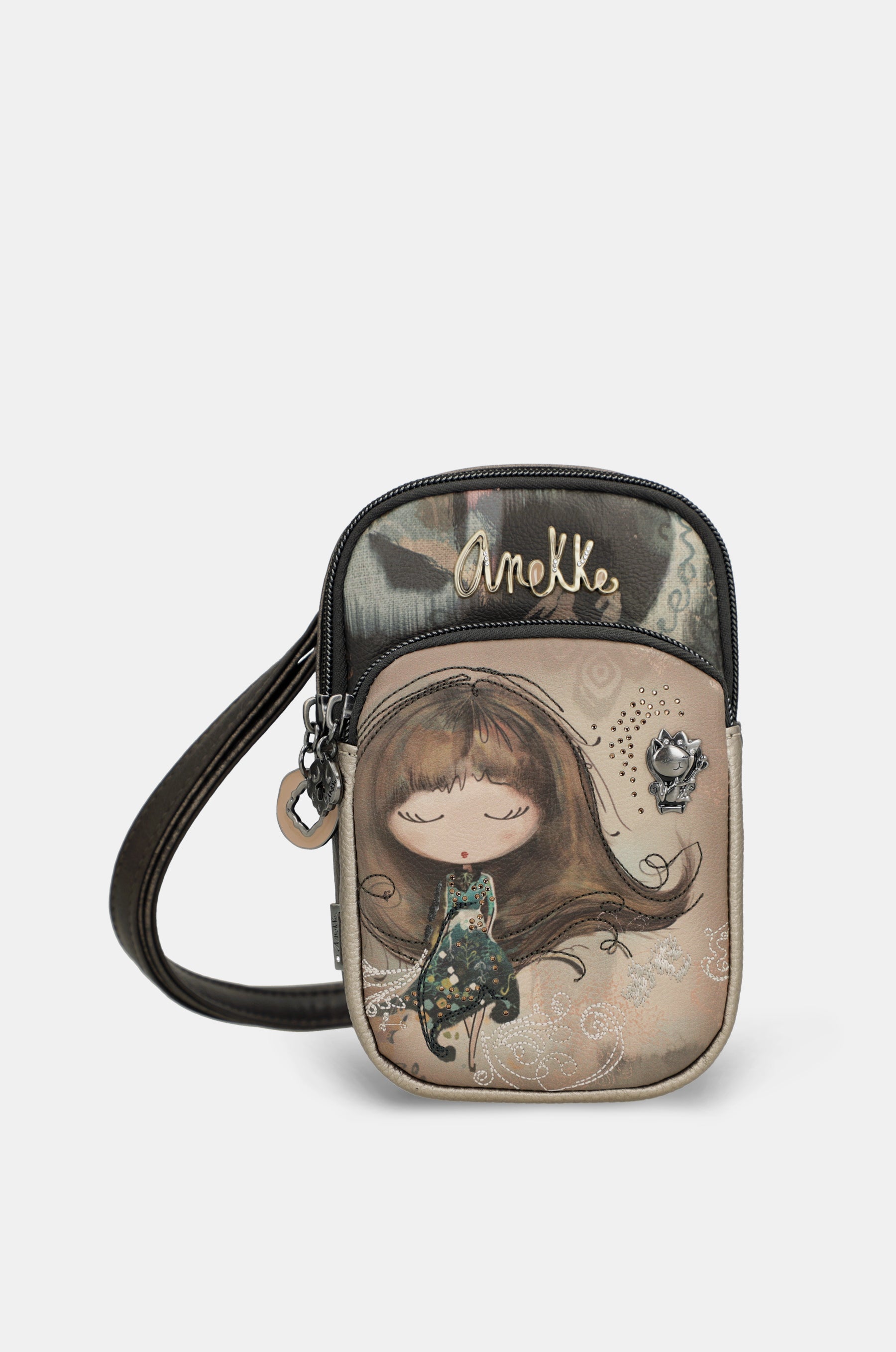 Sac bandoulière mini avec poche Real