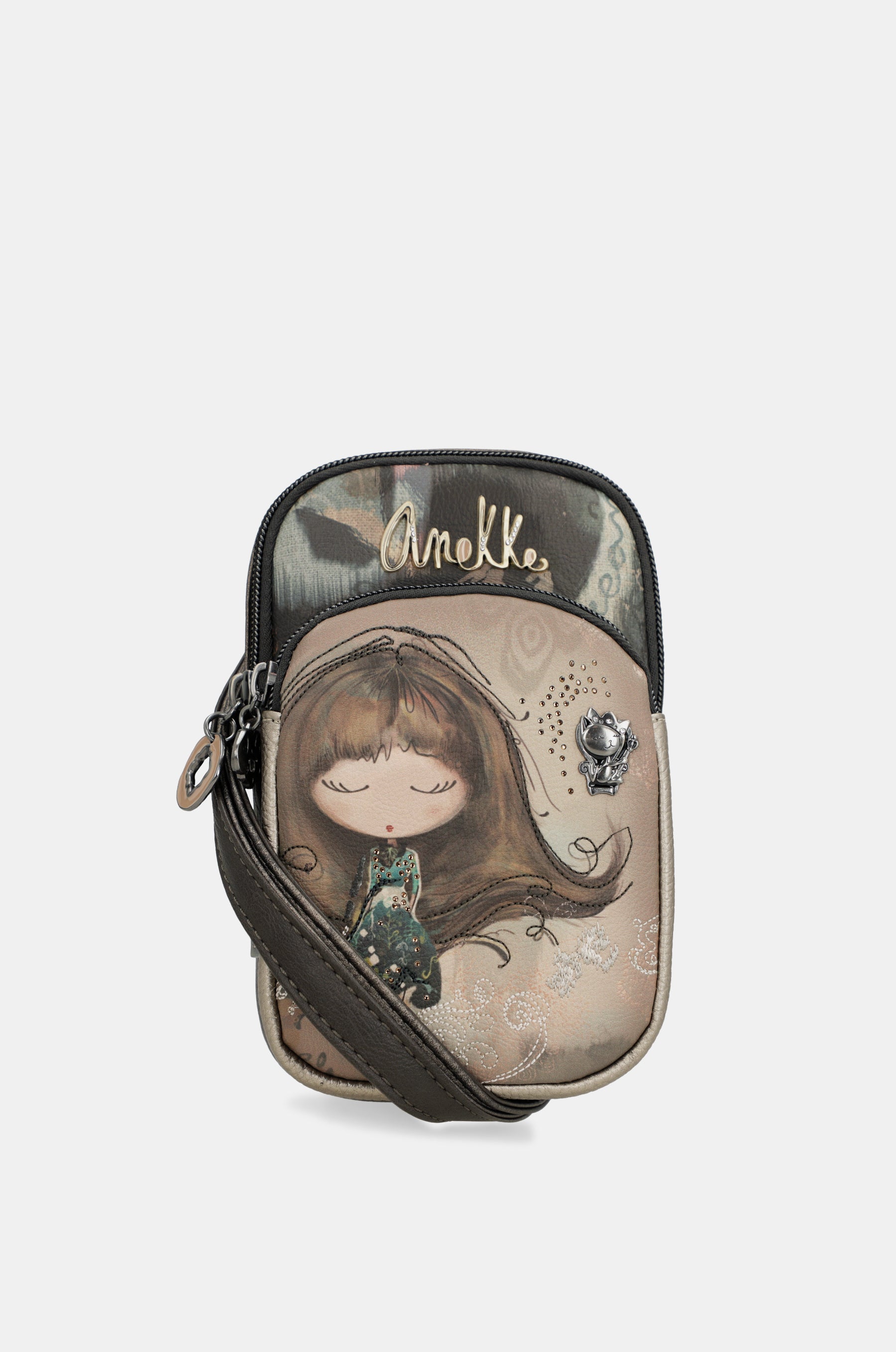 Sac bandoulière mini avec poche Real