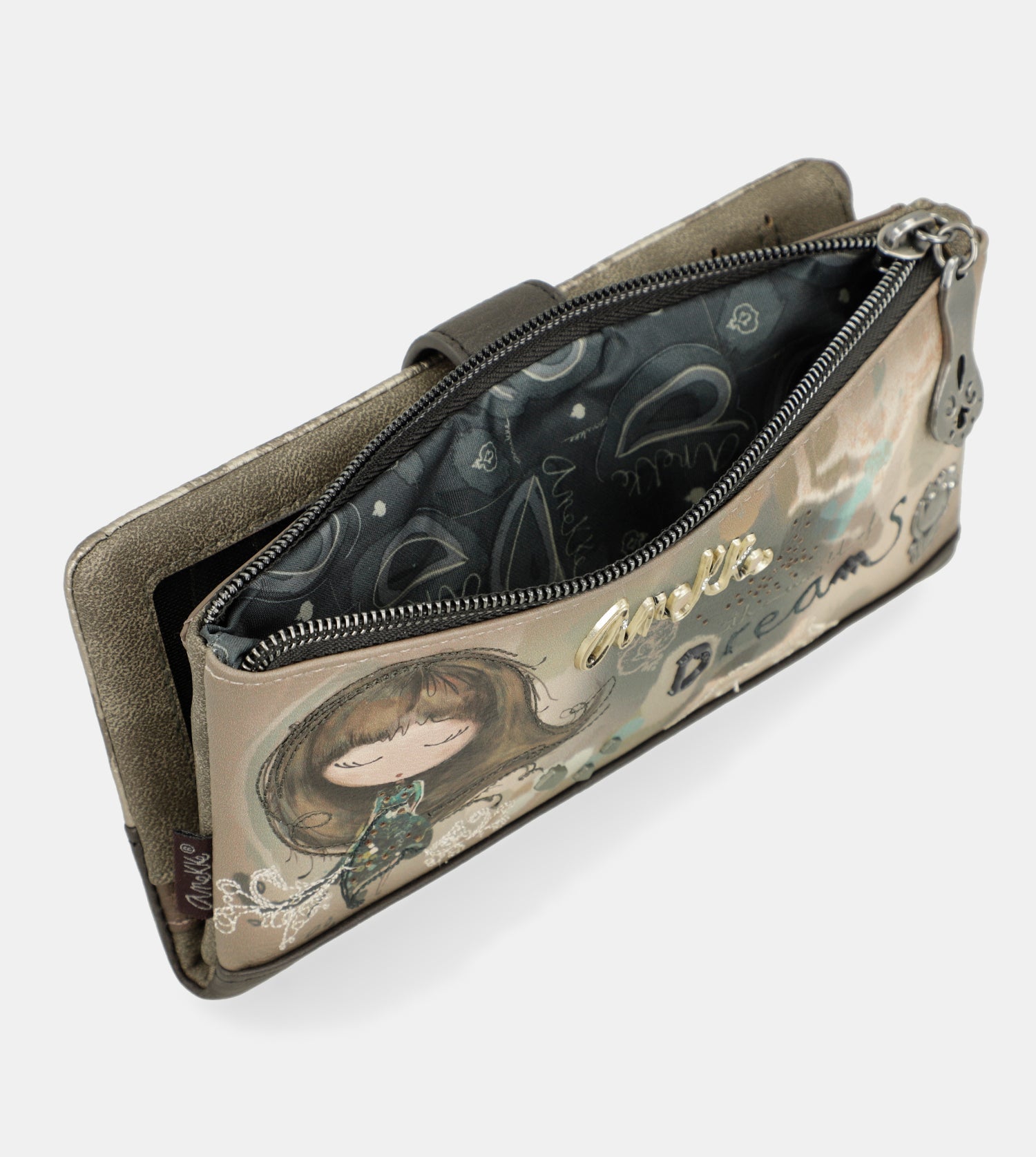 Portefeuille souple RFID grand Real