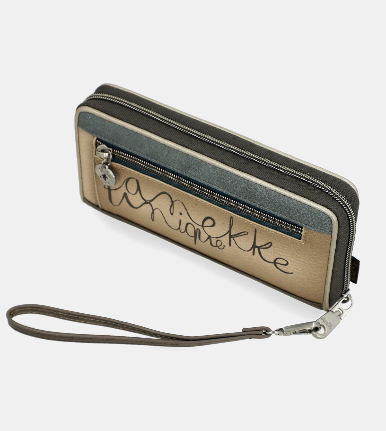 Portefeuille à motifs RFID grand Manifesto