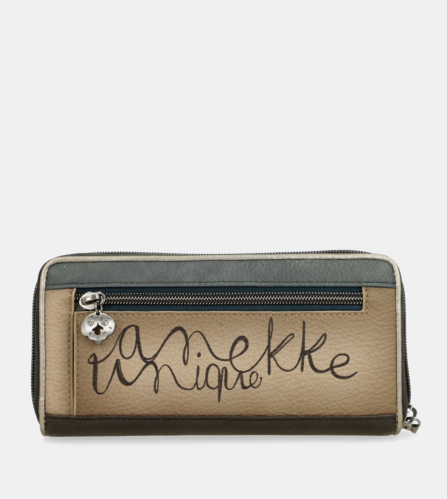 Portefeuille à motifs RFID grand Manifesto