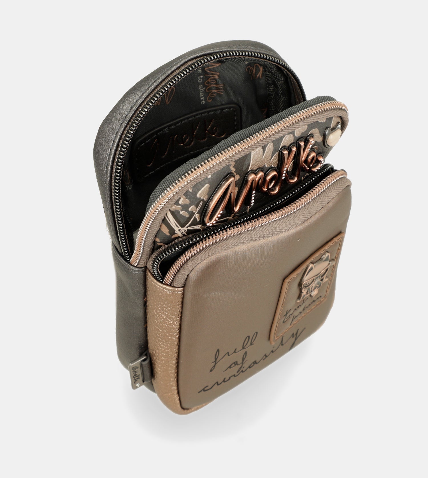 Sac bandoulière mini avec poche Intentions