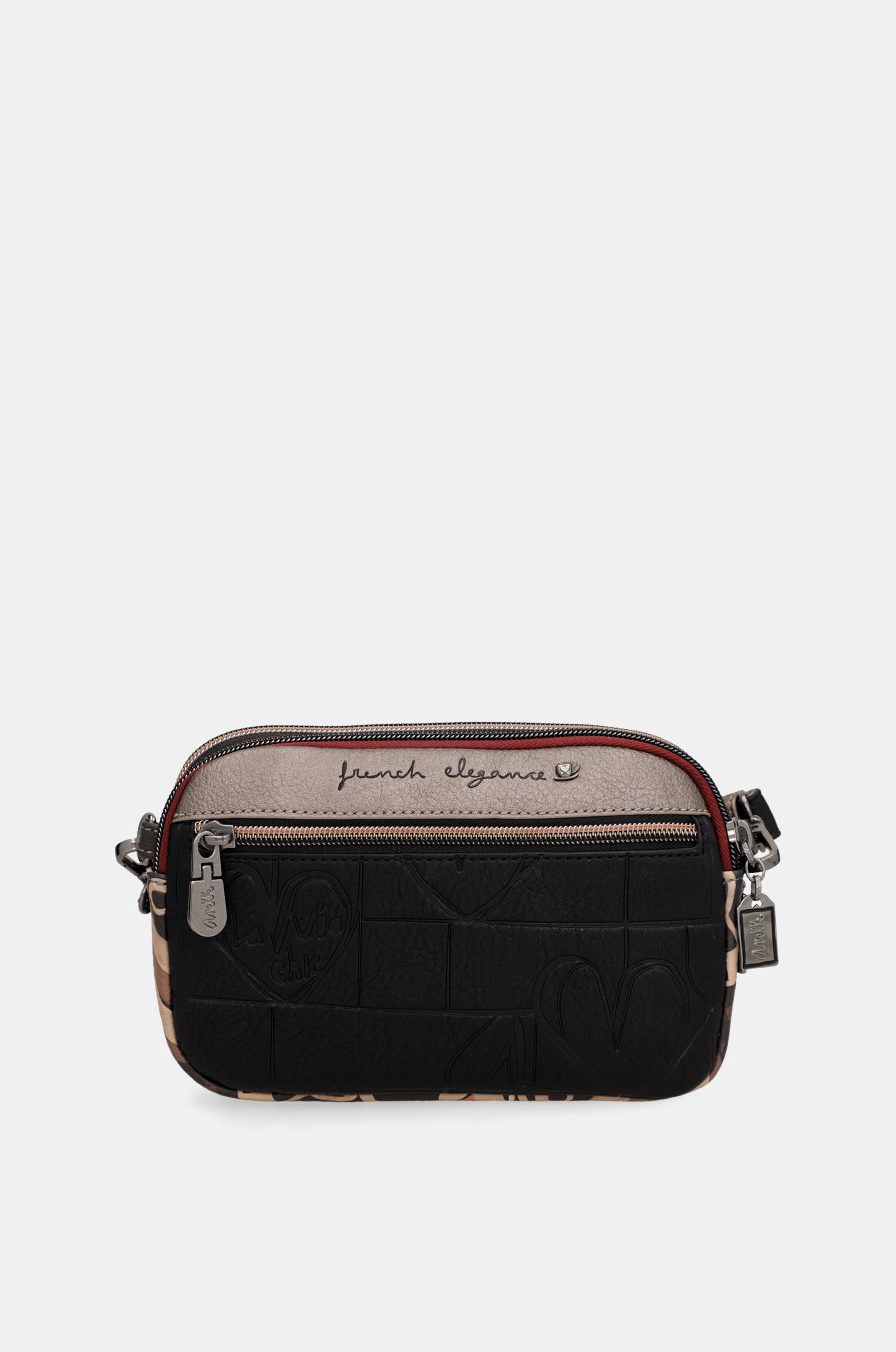 Sac bandoulière avec poche devant Mademoiselle