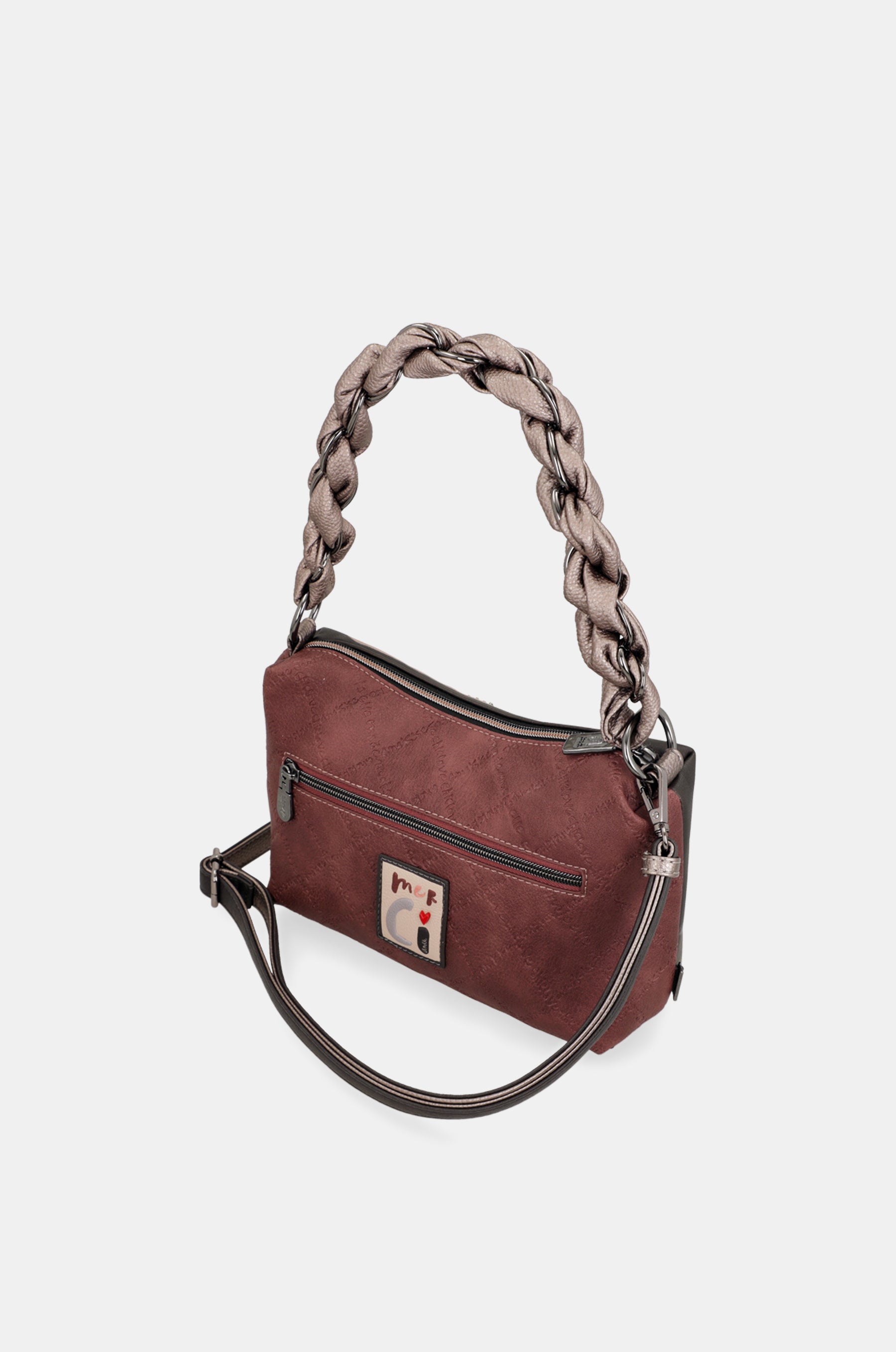 Sac à main avec anse et bandoulière Mademoiselle