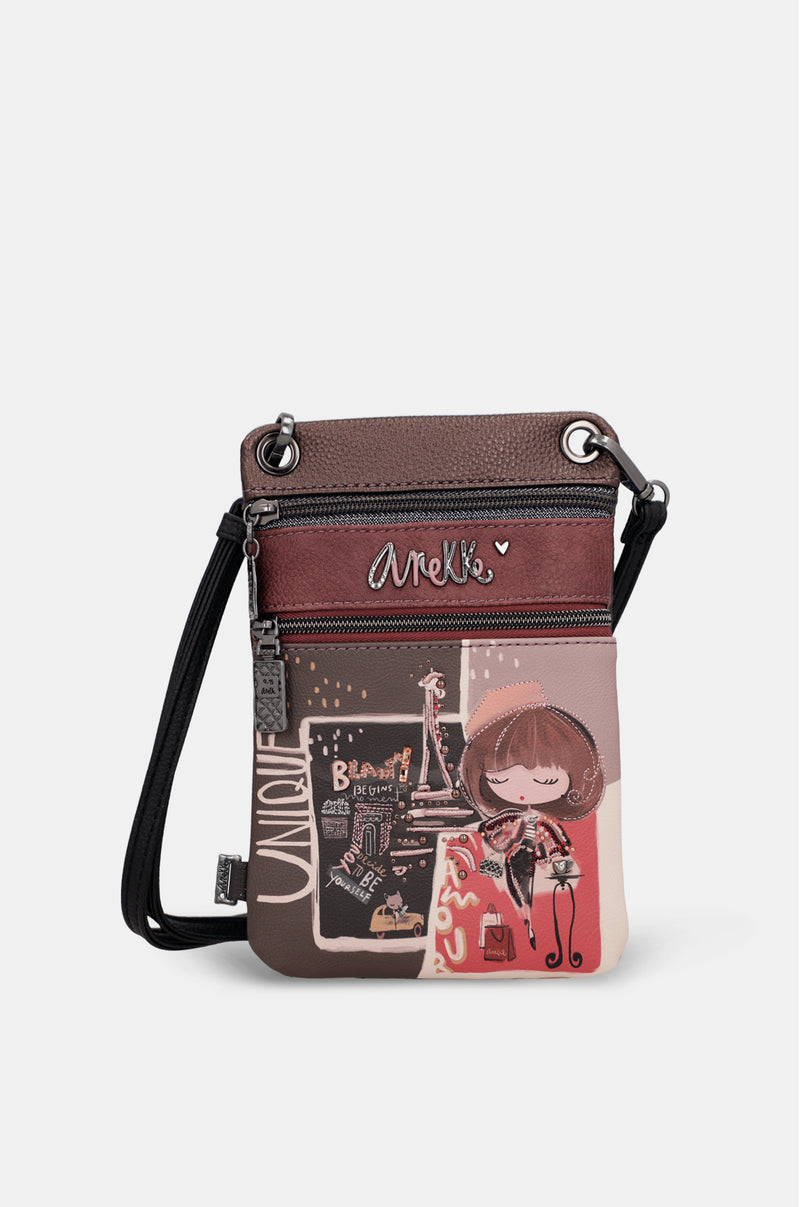 Sac bandoulière mini 2 compartiments Mademoiselle