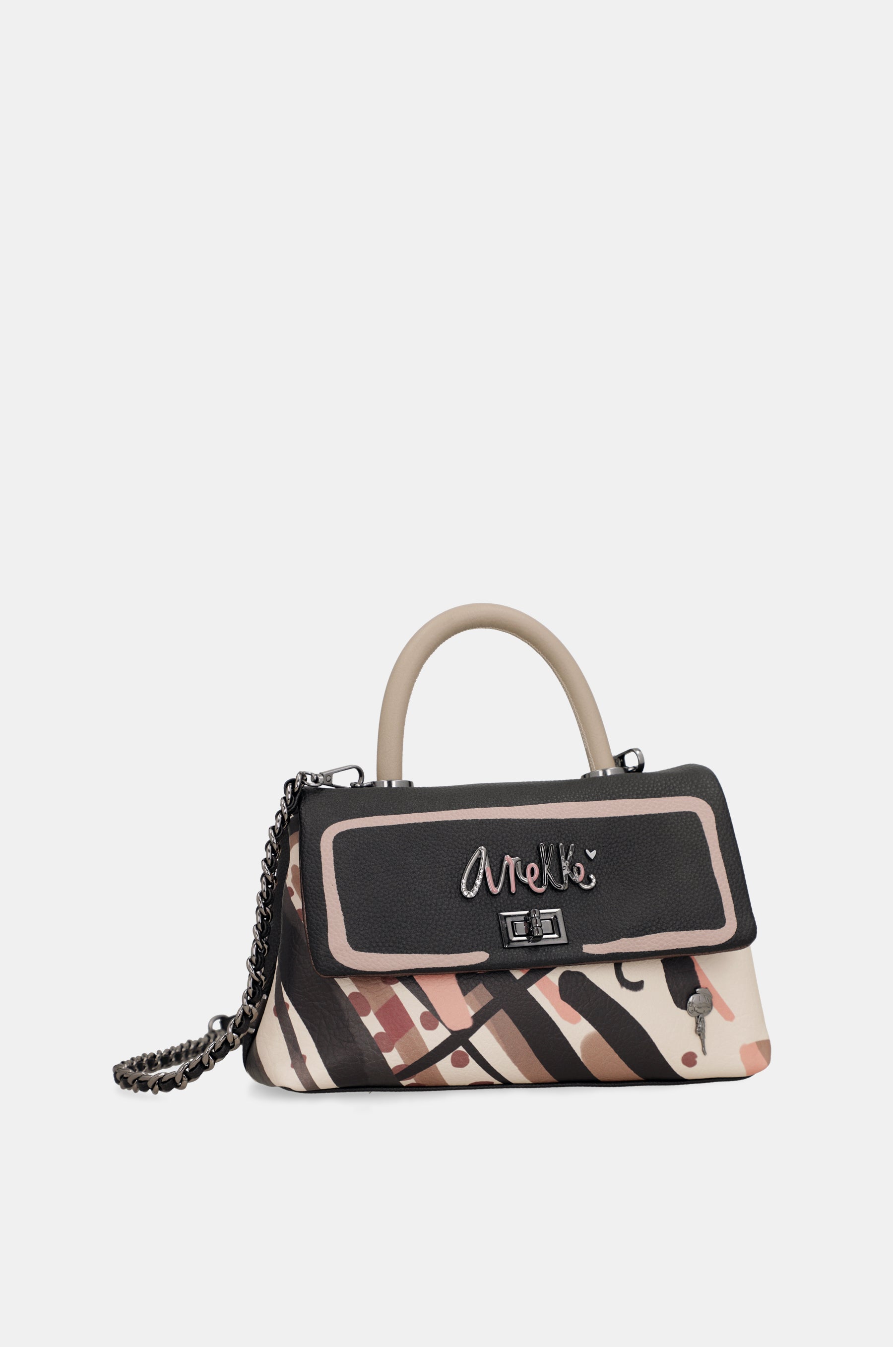 Sac à main avec anse et bandoulière petit Parisian