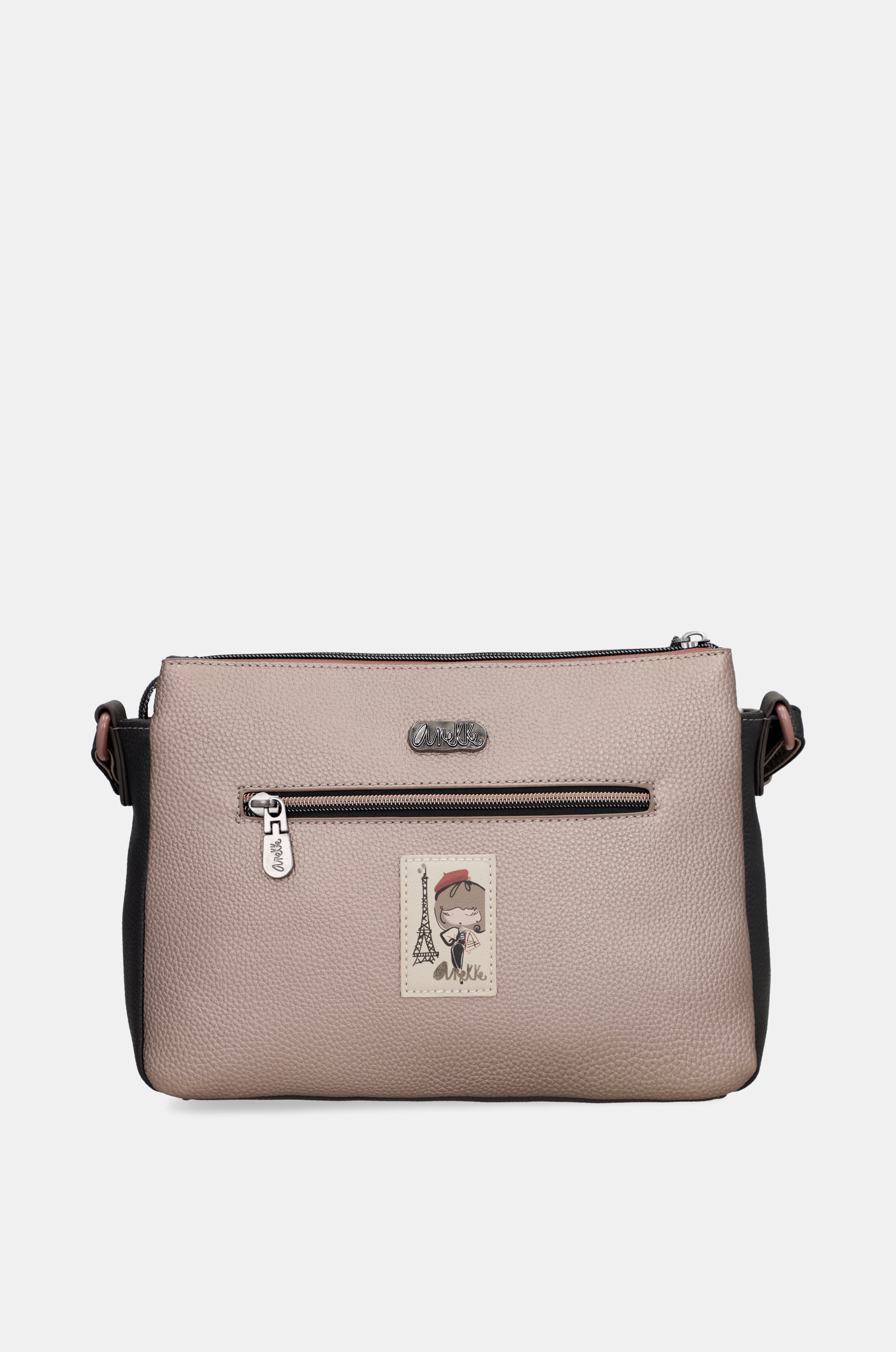 Sac bandoulière à motifs 3 compartiments Parisian