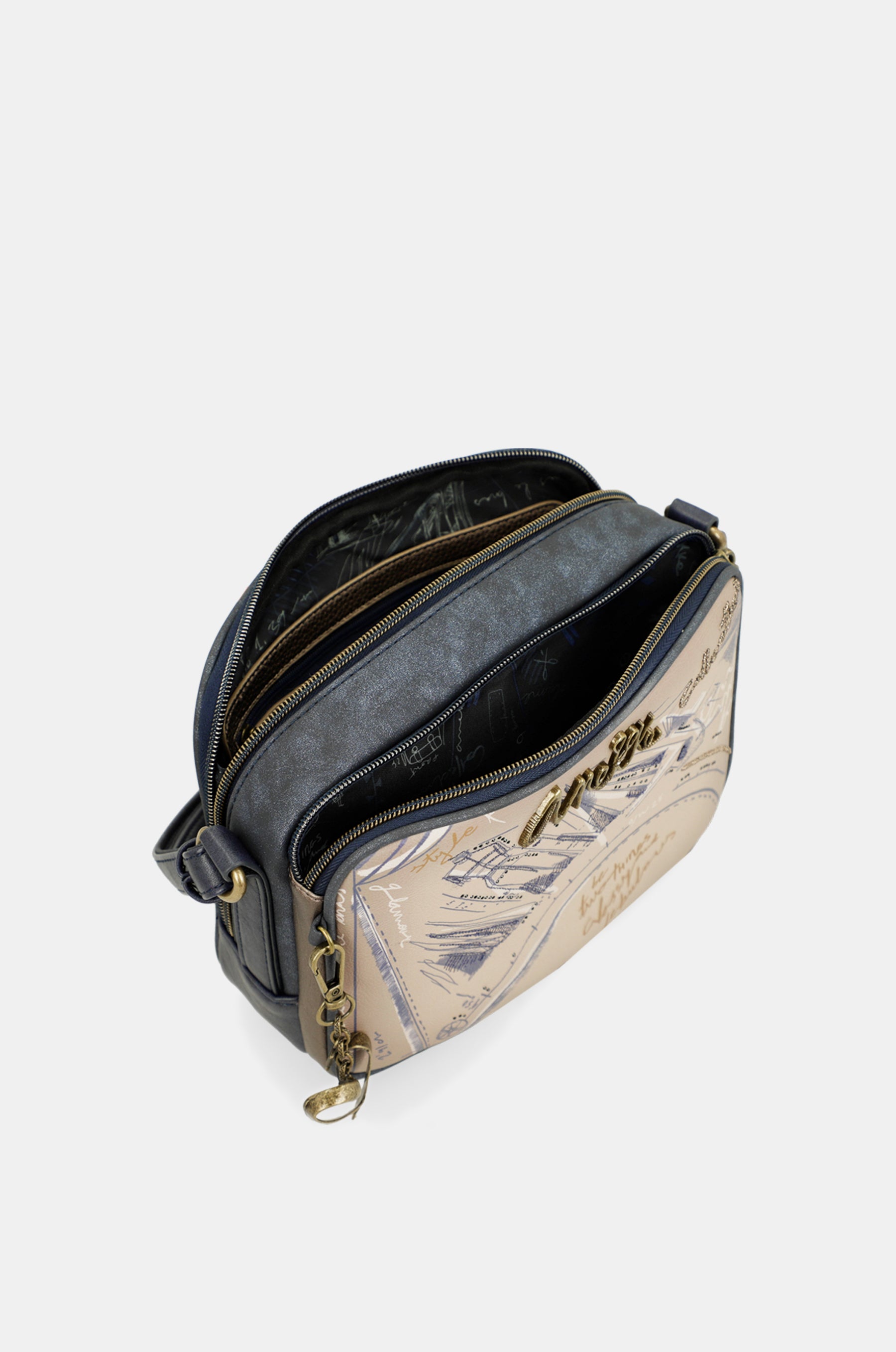 Sac bandoulière 2 compartiments Studio