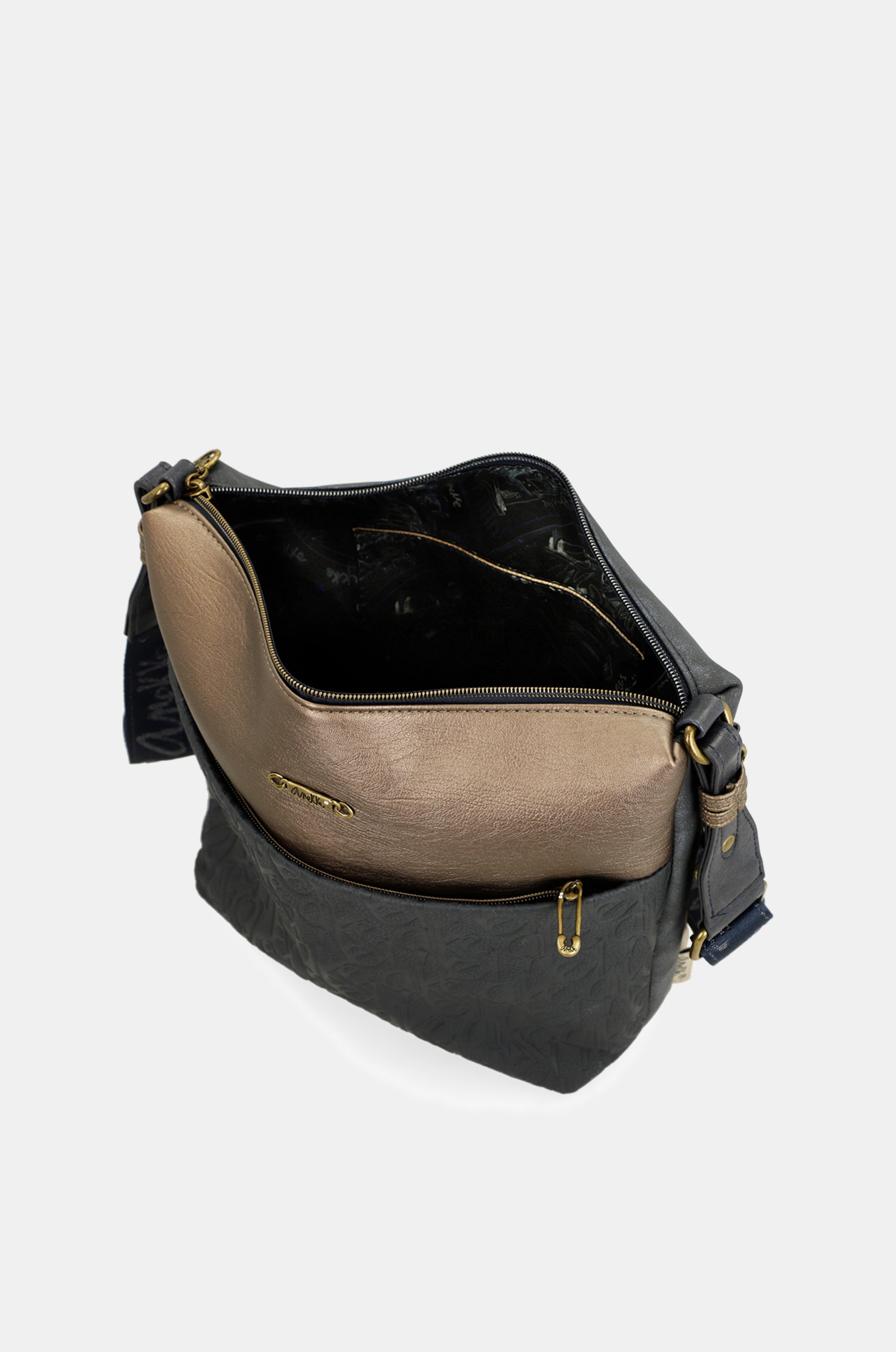 Sac bandoulière avec poche devant grand Studio
