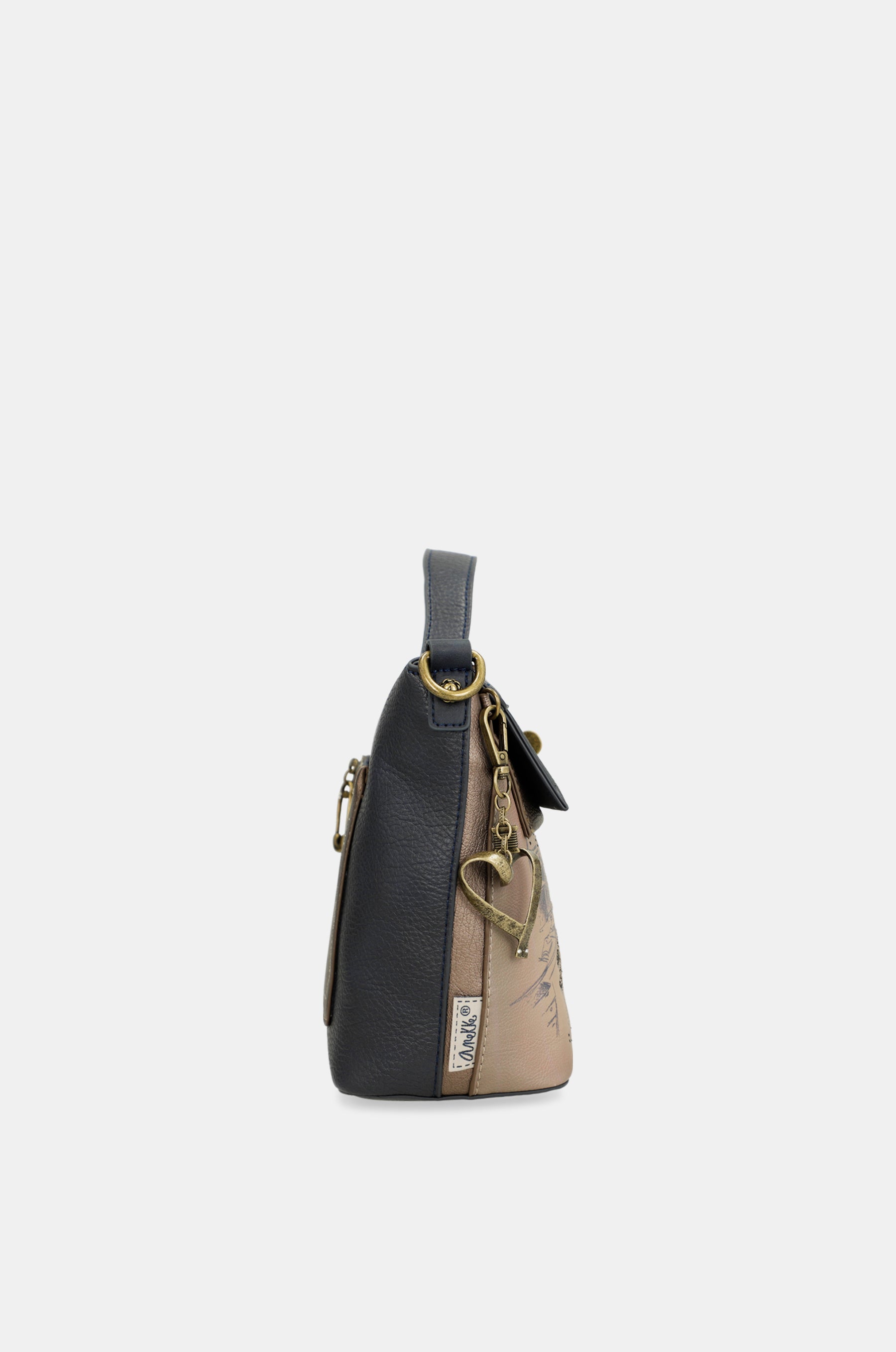 Sac bandoulière à rabat et anse Studio