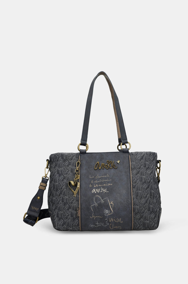 Sac à main avec anse et bandoulière Parisian