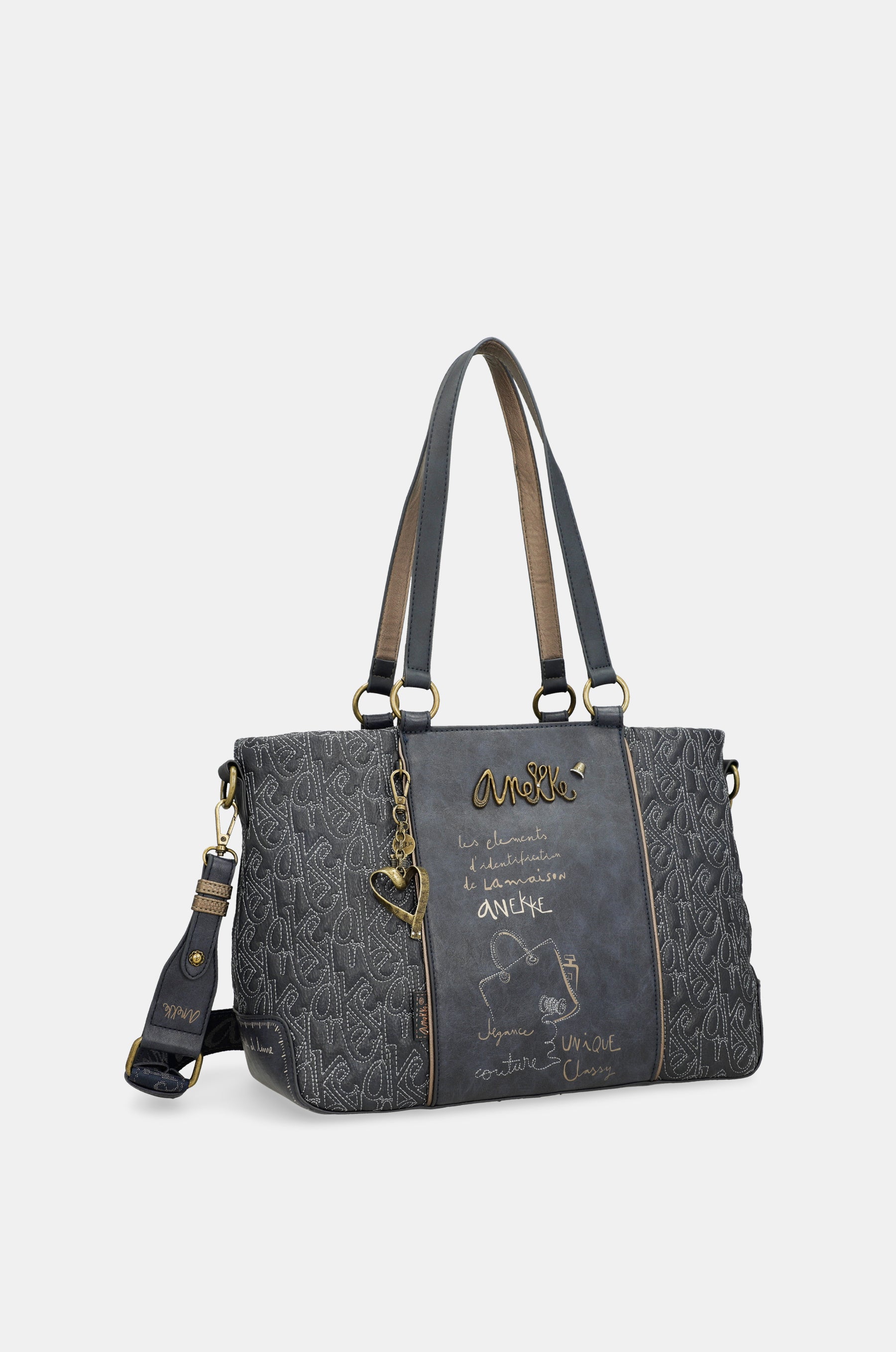 Sac à main avec anse et bandoulière Parisian