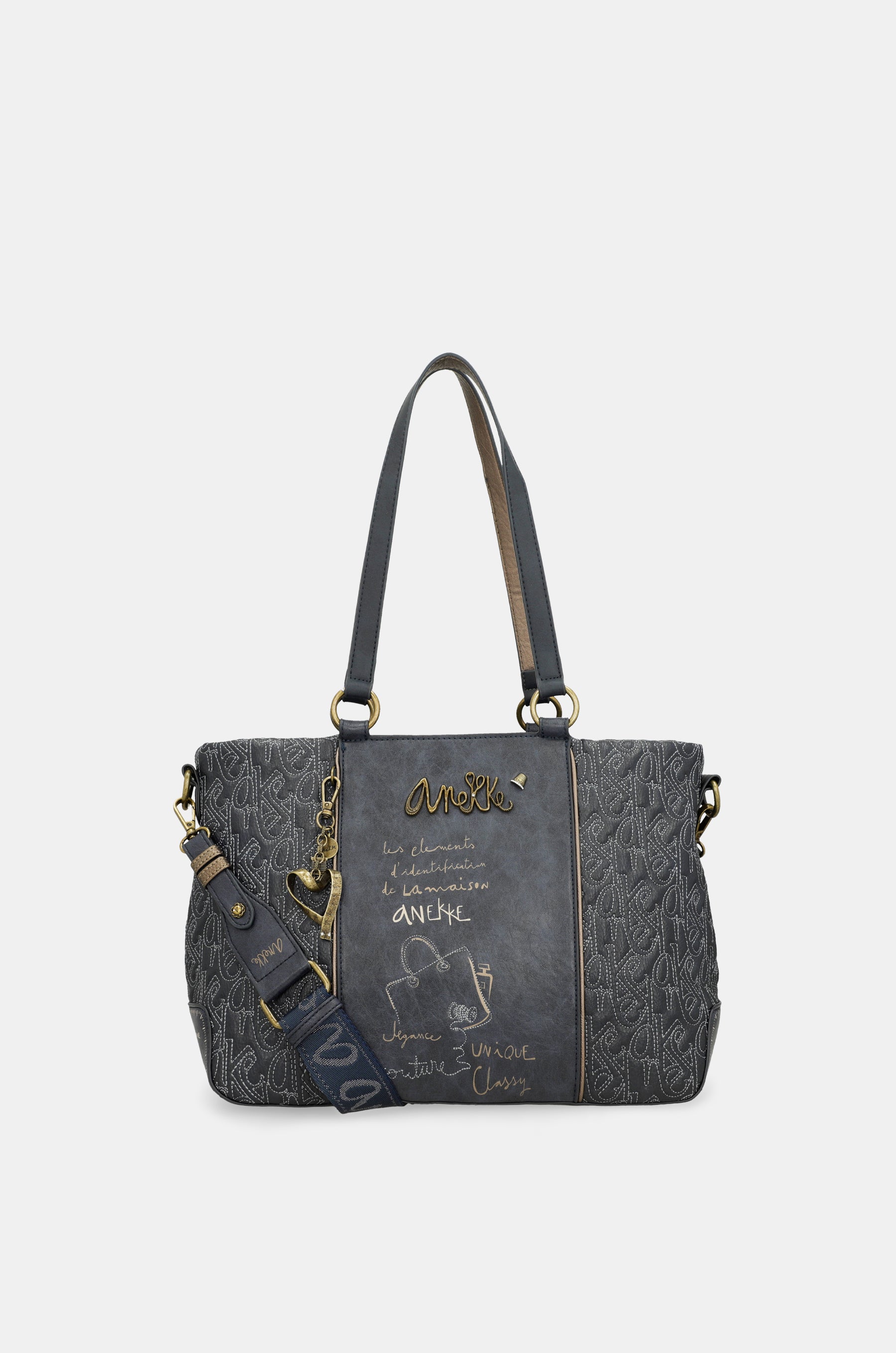 Sac à main avec anse et bandoulière Parisian