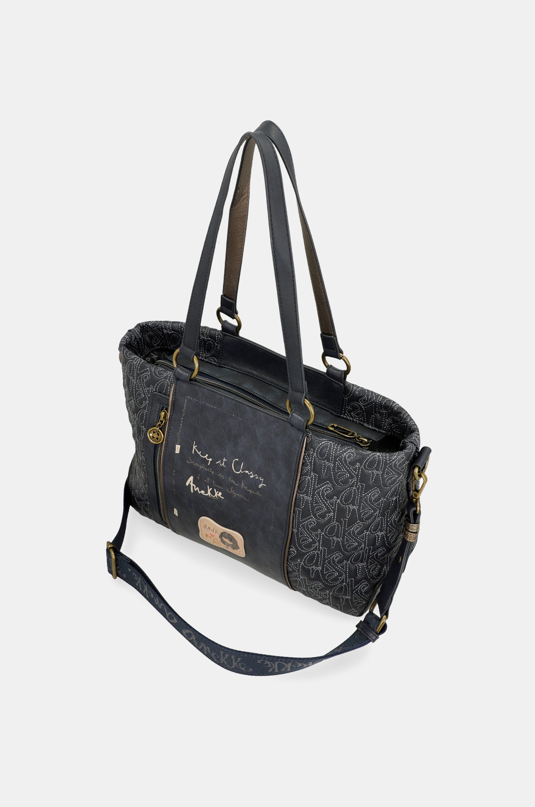 Sac à main avec anse et bandoulière Parisian