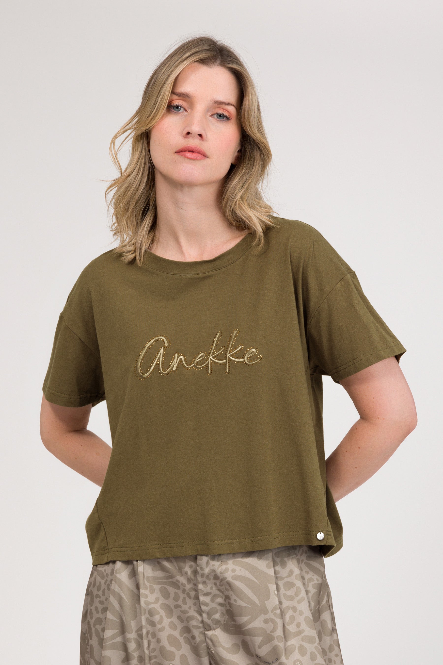 T-shirt à manches courtes vert