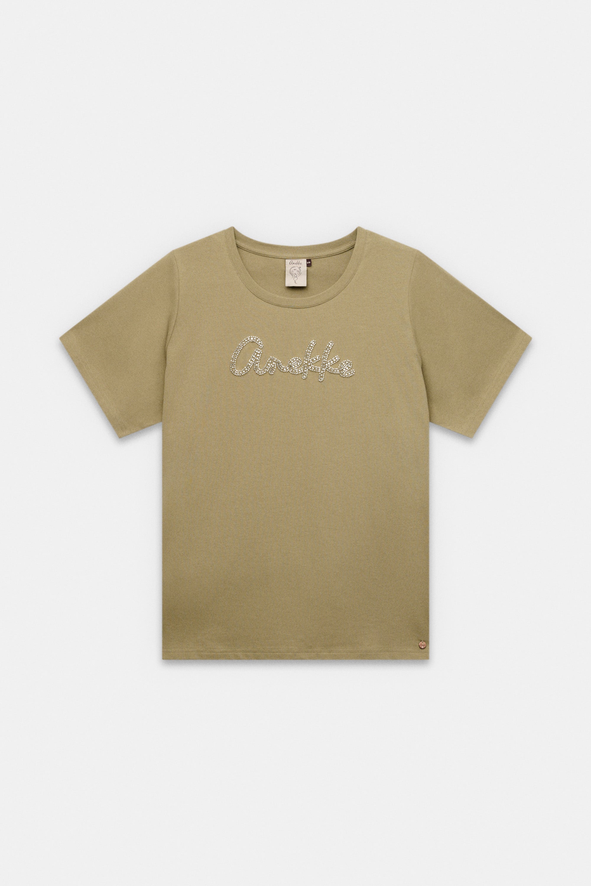 T-shirt vert avec logo