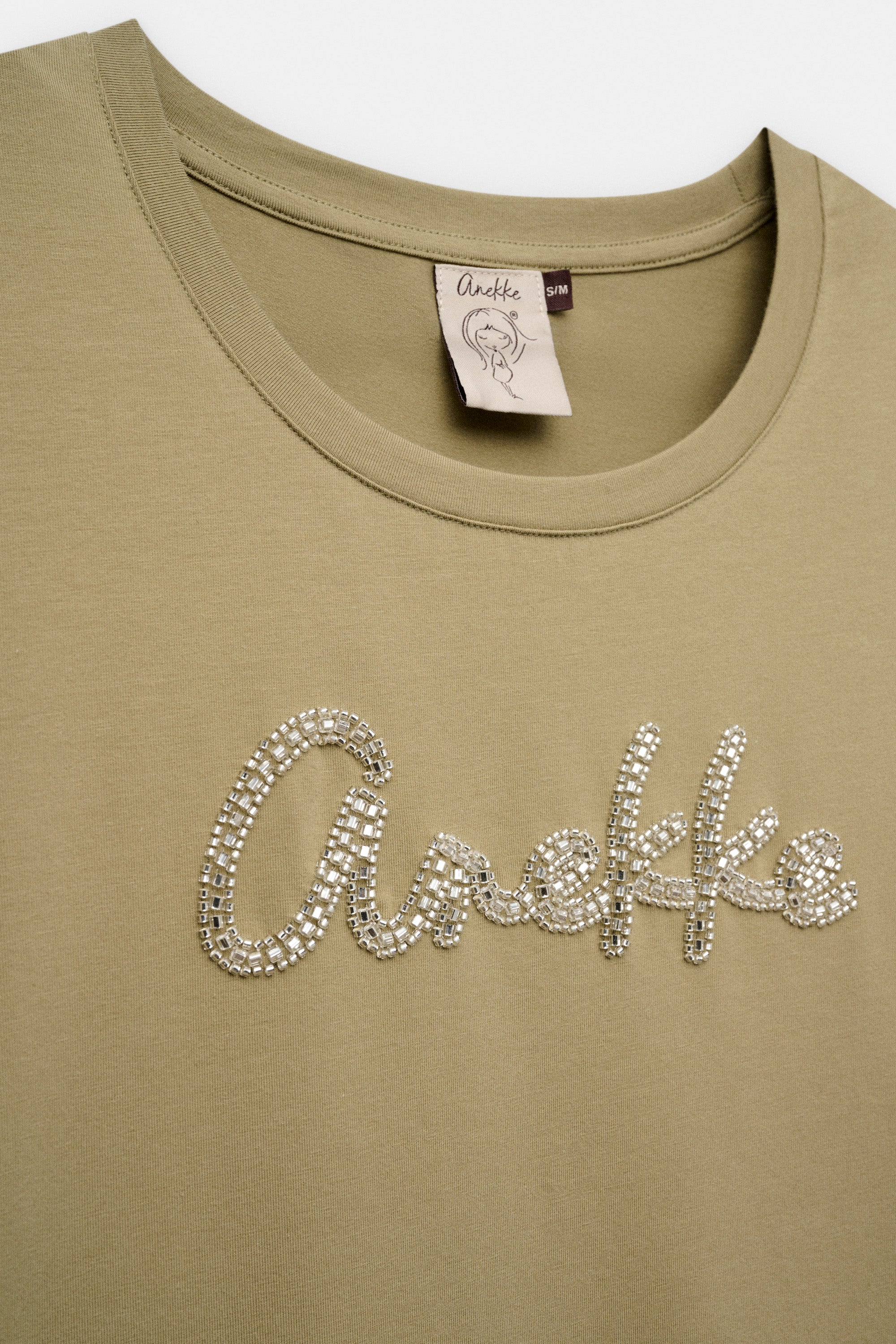 T-shirt vert avec logo